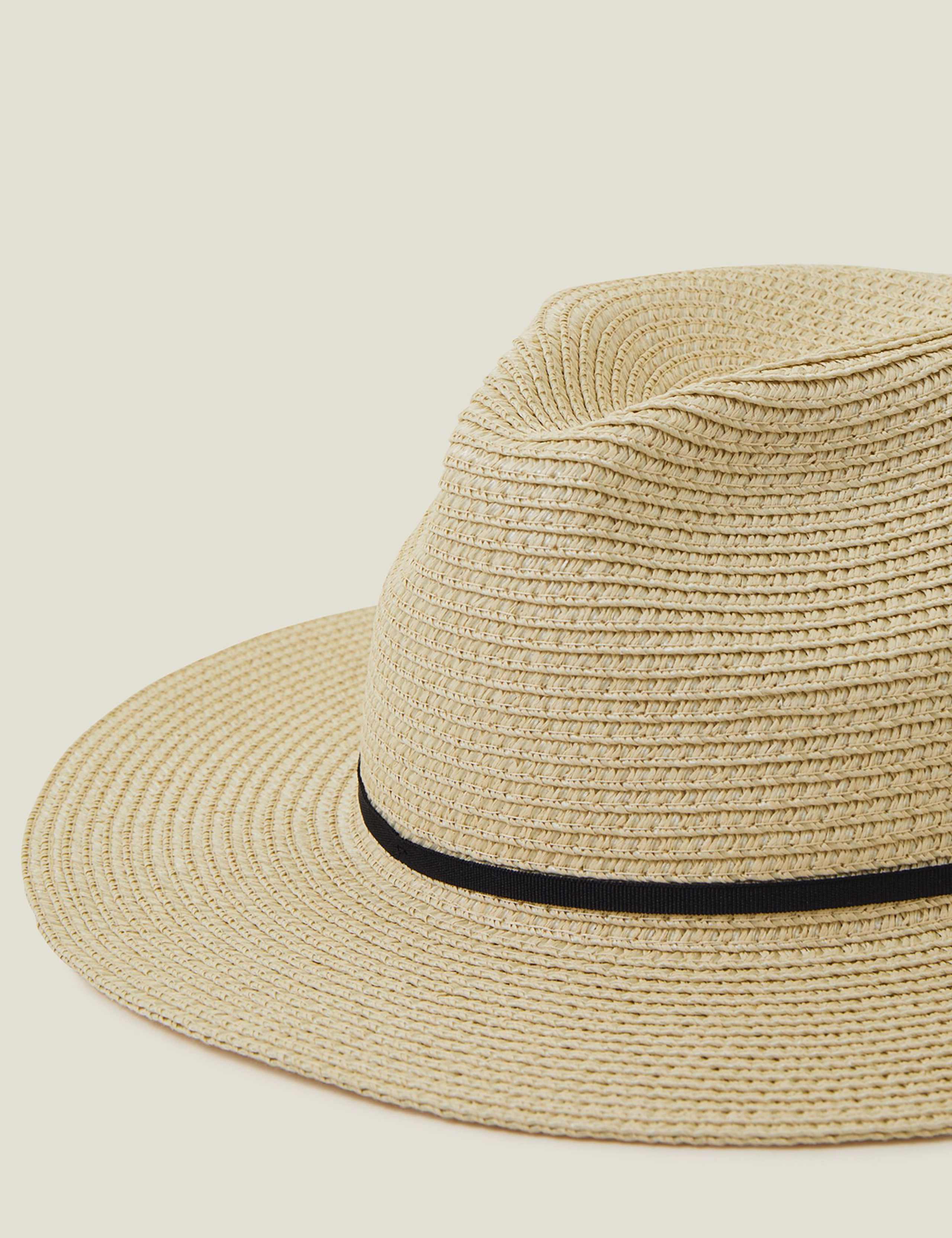 Woven Straw Packable Panama Hat 4 of 4
