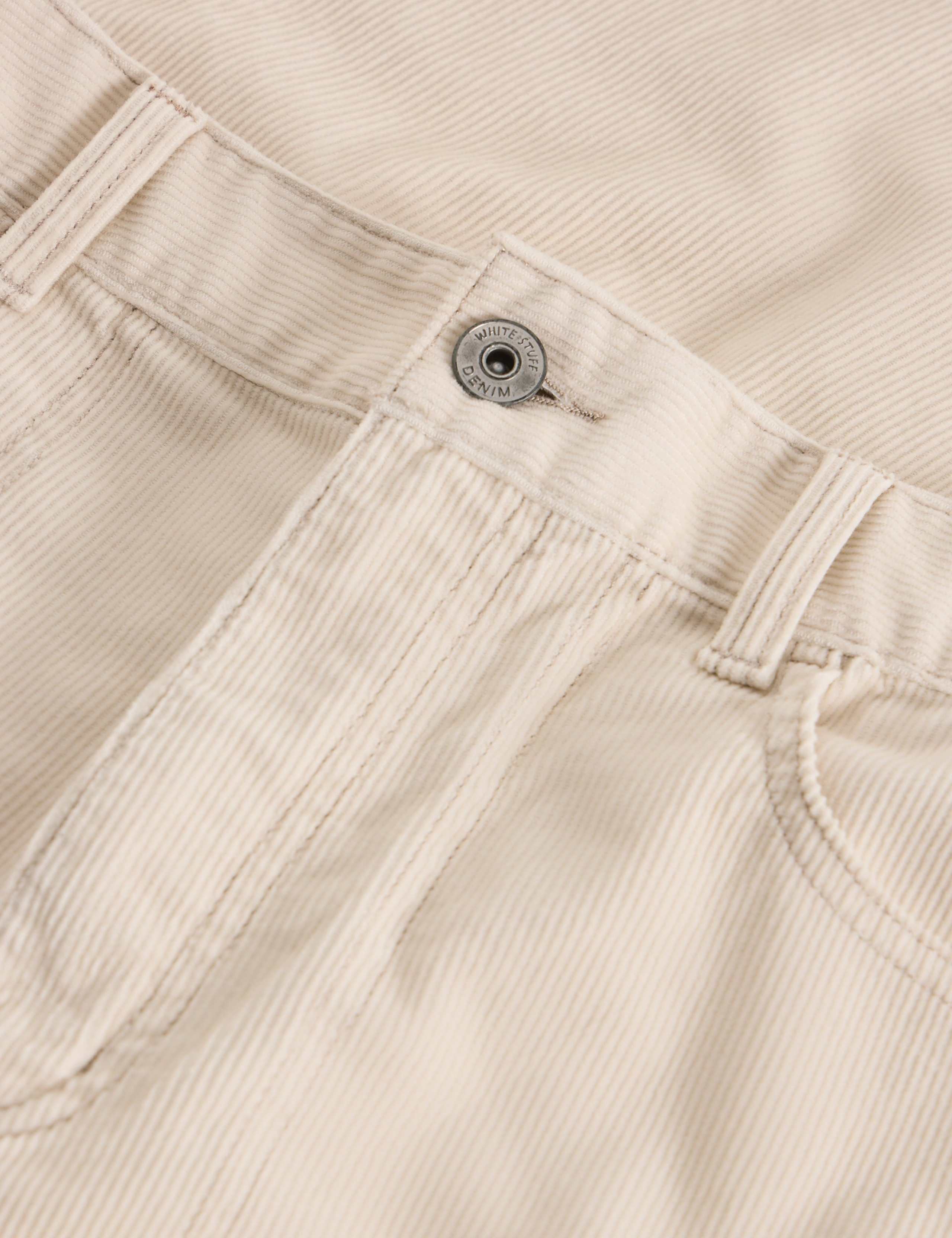 Cord Zip Detail Wide Leg Trousers 5 of 7