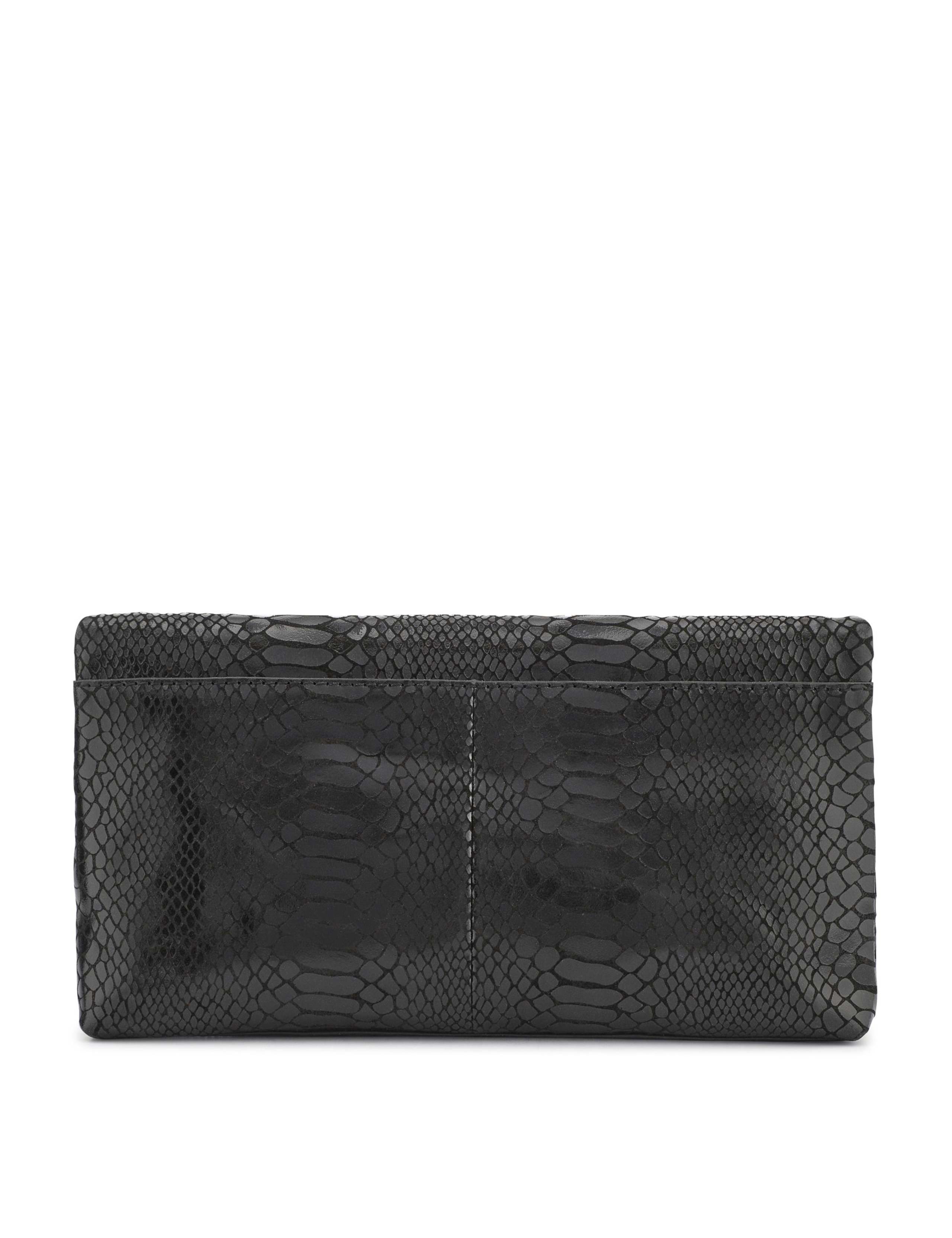 Leather Patent Snakeskin Clutch Bag 5 of 6