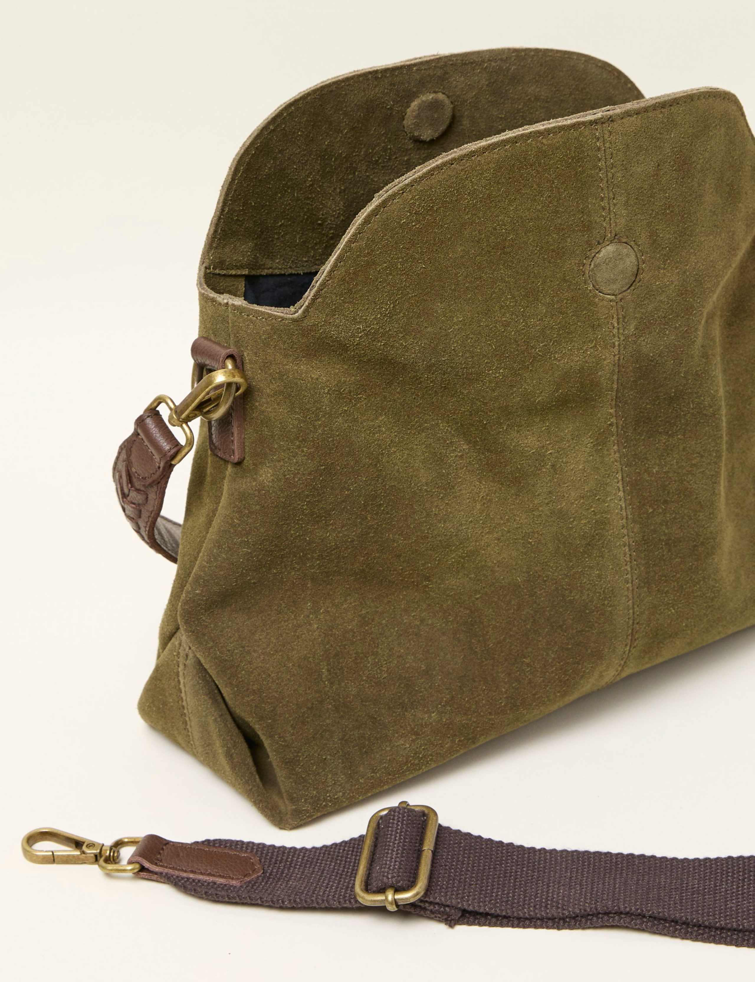 Suede Envelope Shoulder Bag 3 of 3