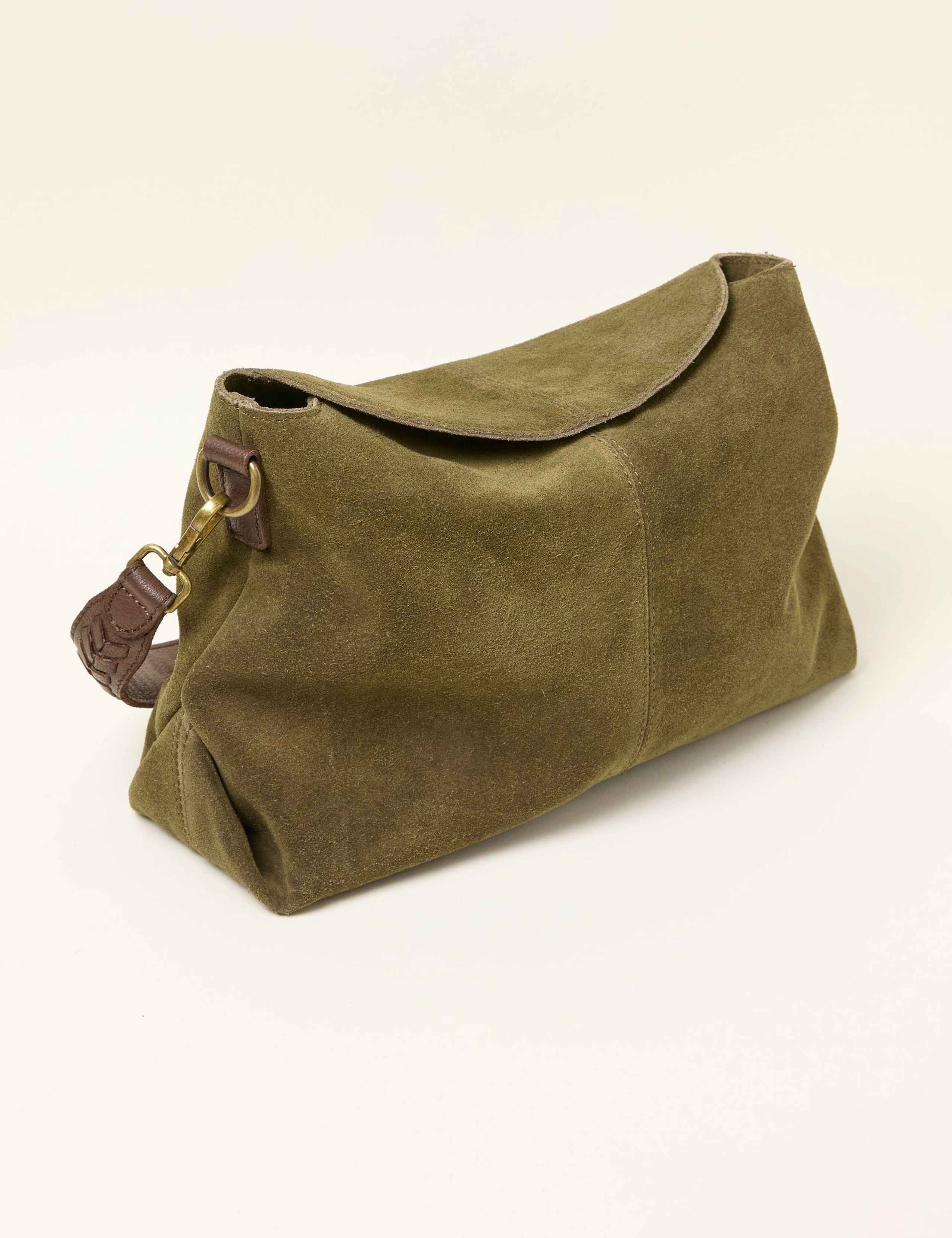 Suede Envelope Shoulder Bag 2 of 3