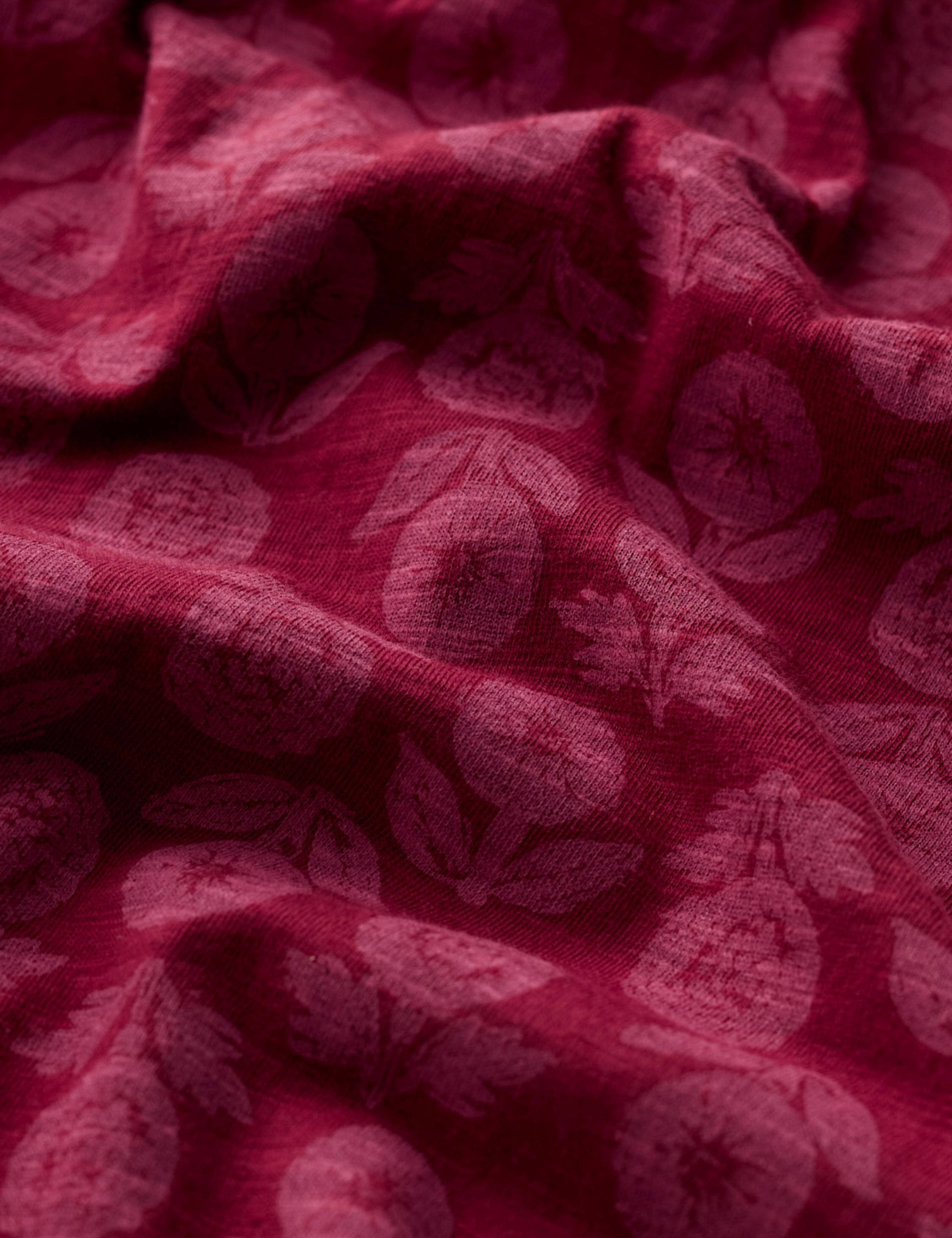 Pure Cotton Floral Notch Neck Top 5 of 5