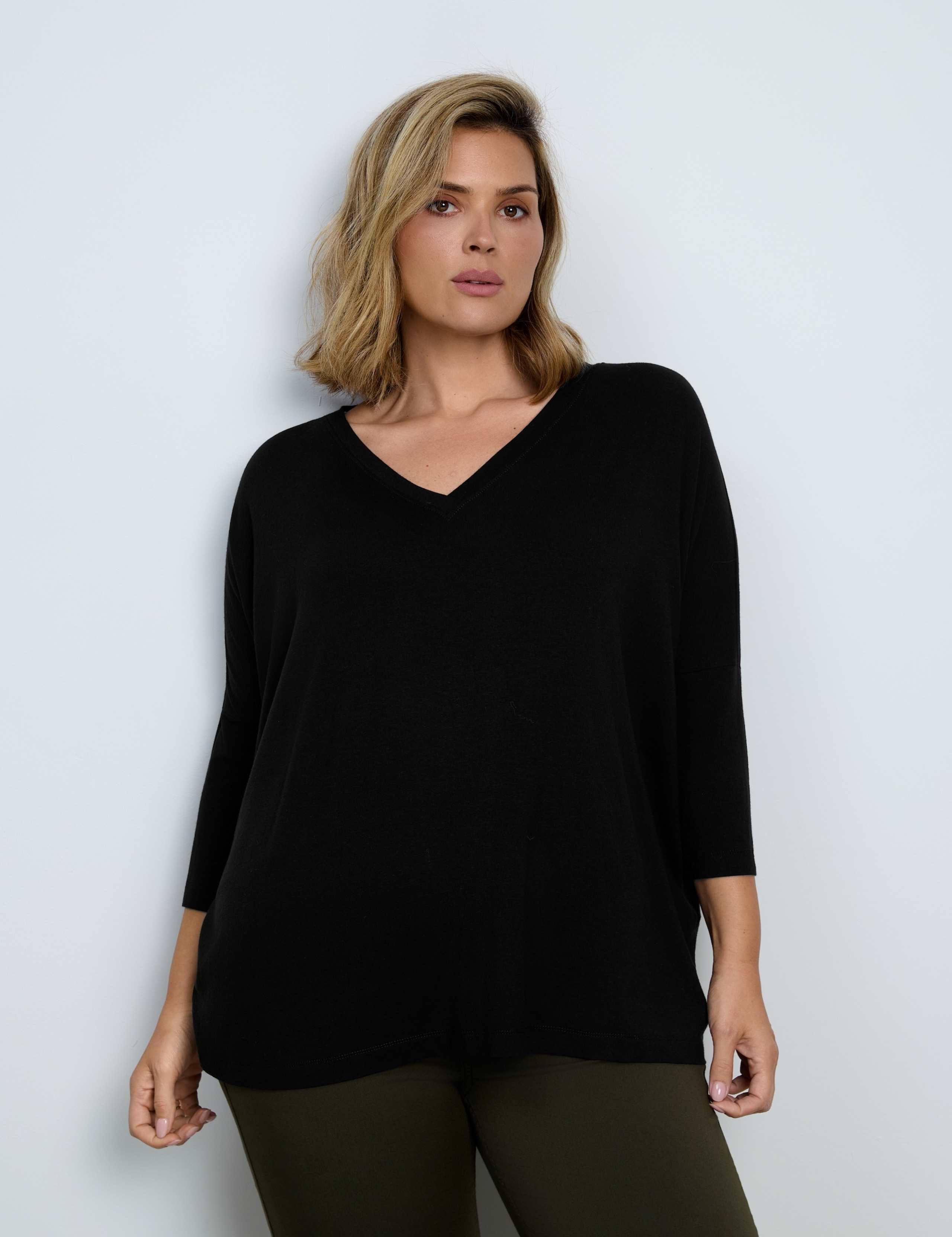 Jersey V-Neck Top 4 of 5