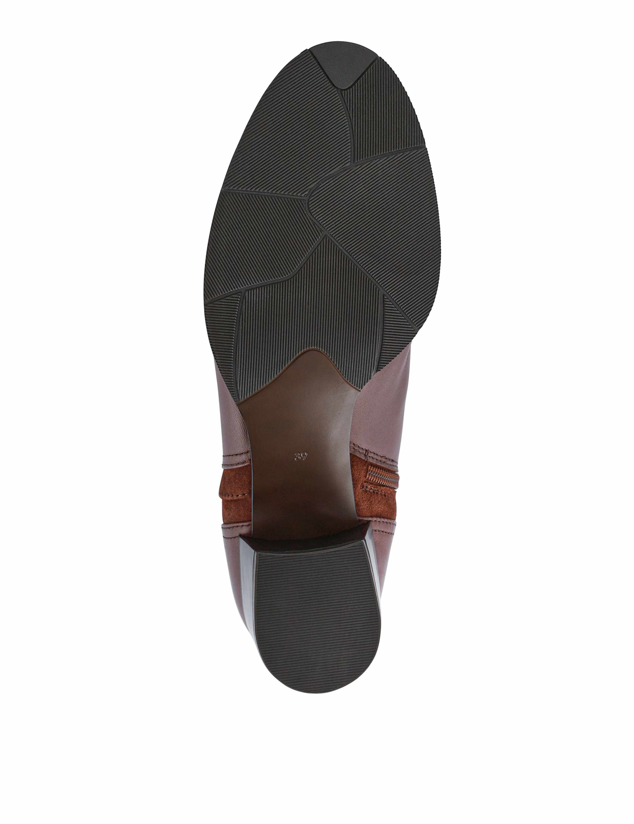 Leather Block Heel Ankle Boots 7 of 7