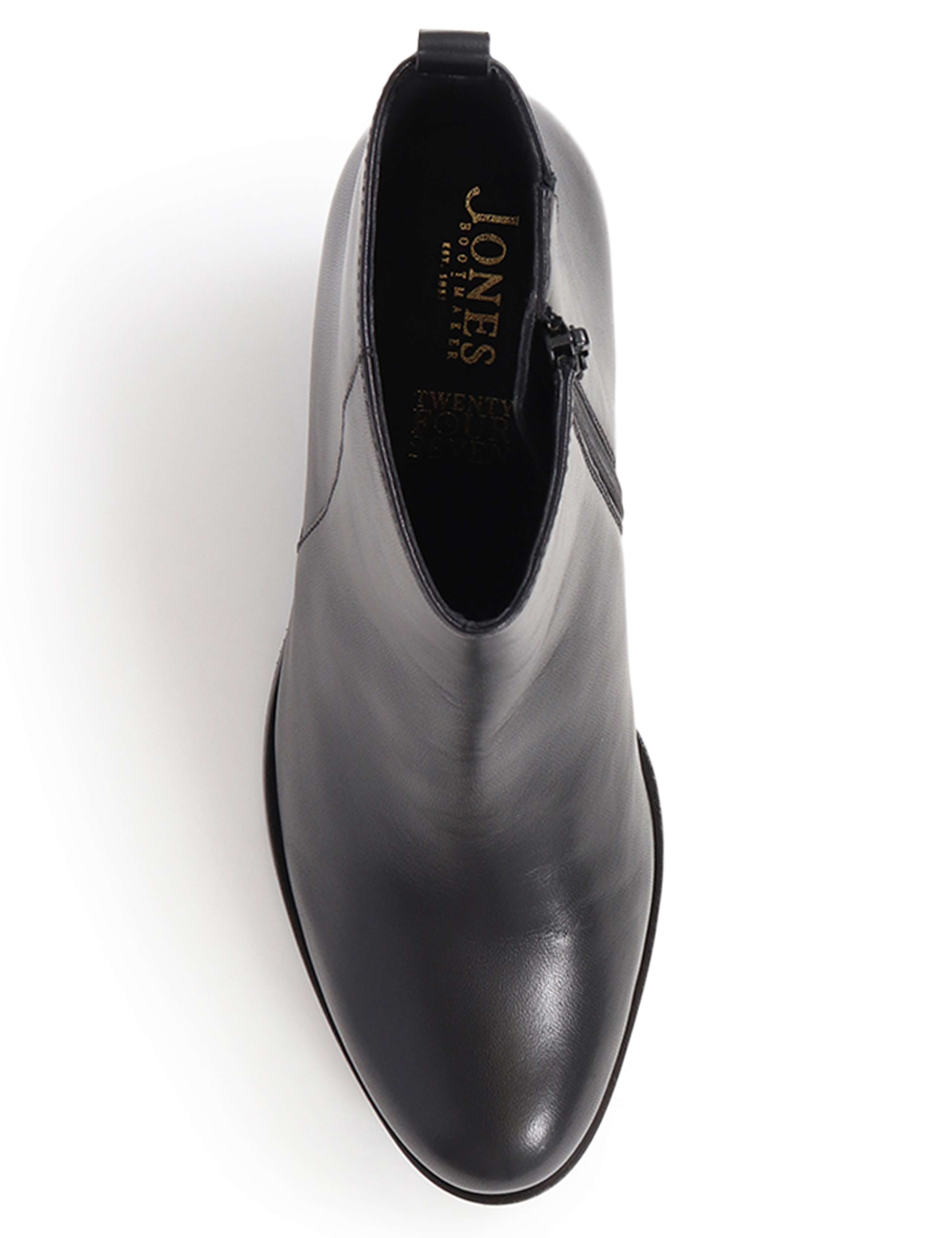 Wide Fit Leather Block Heel Ankle Boots 4 of 7