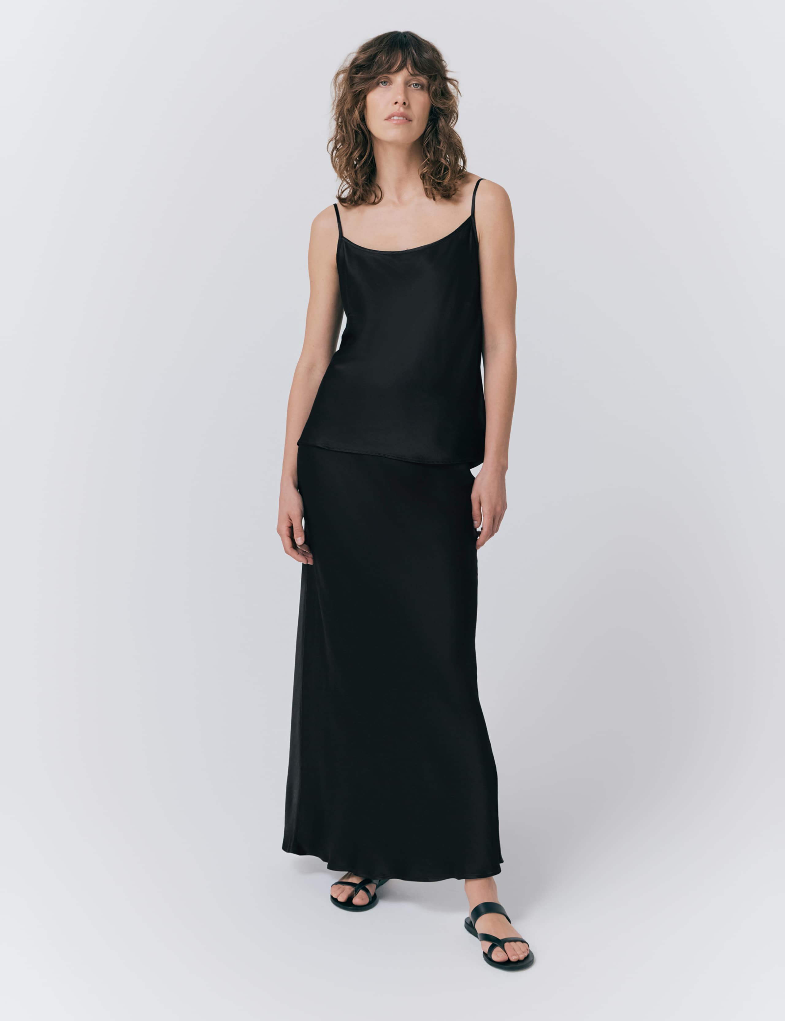 Satin Scoop Neck Cami Top 2 of 4