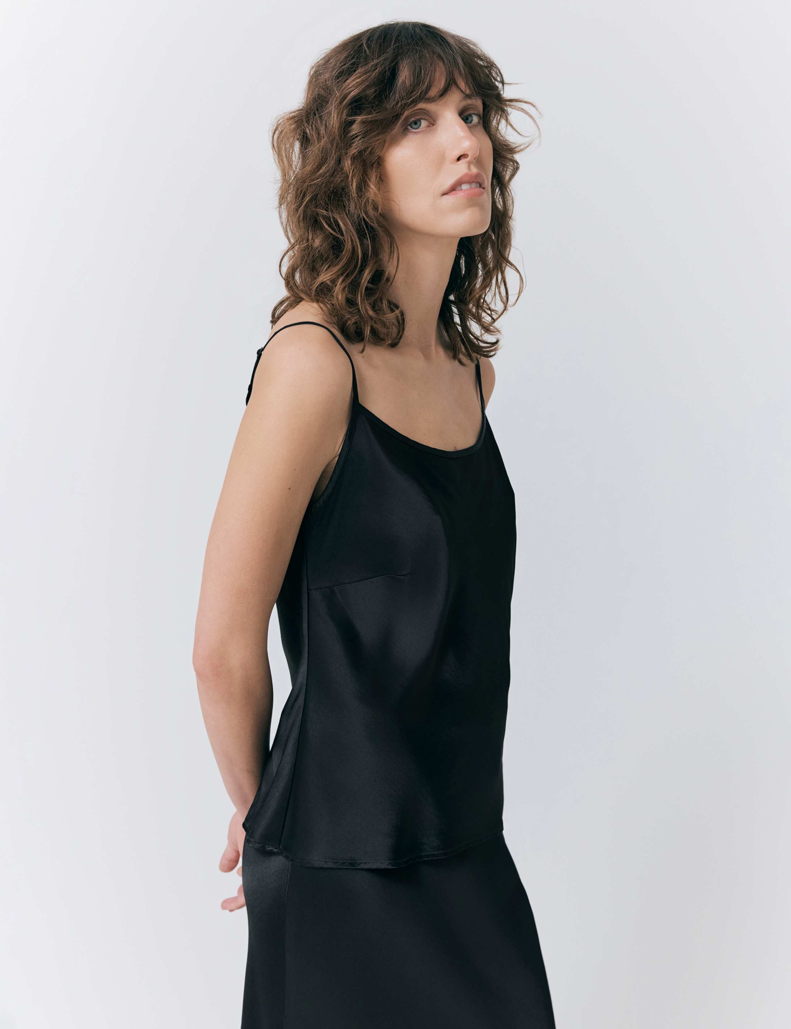 Satin Scoop Neck Cami Top 4 of 4