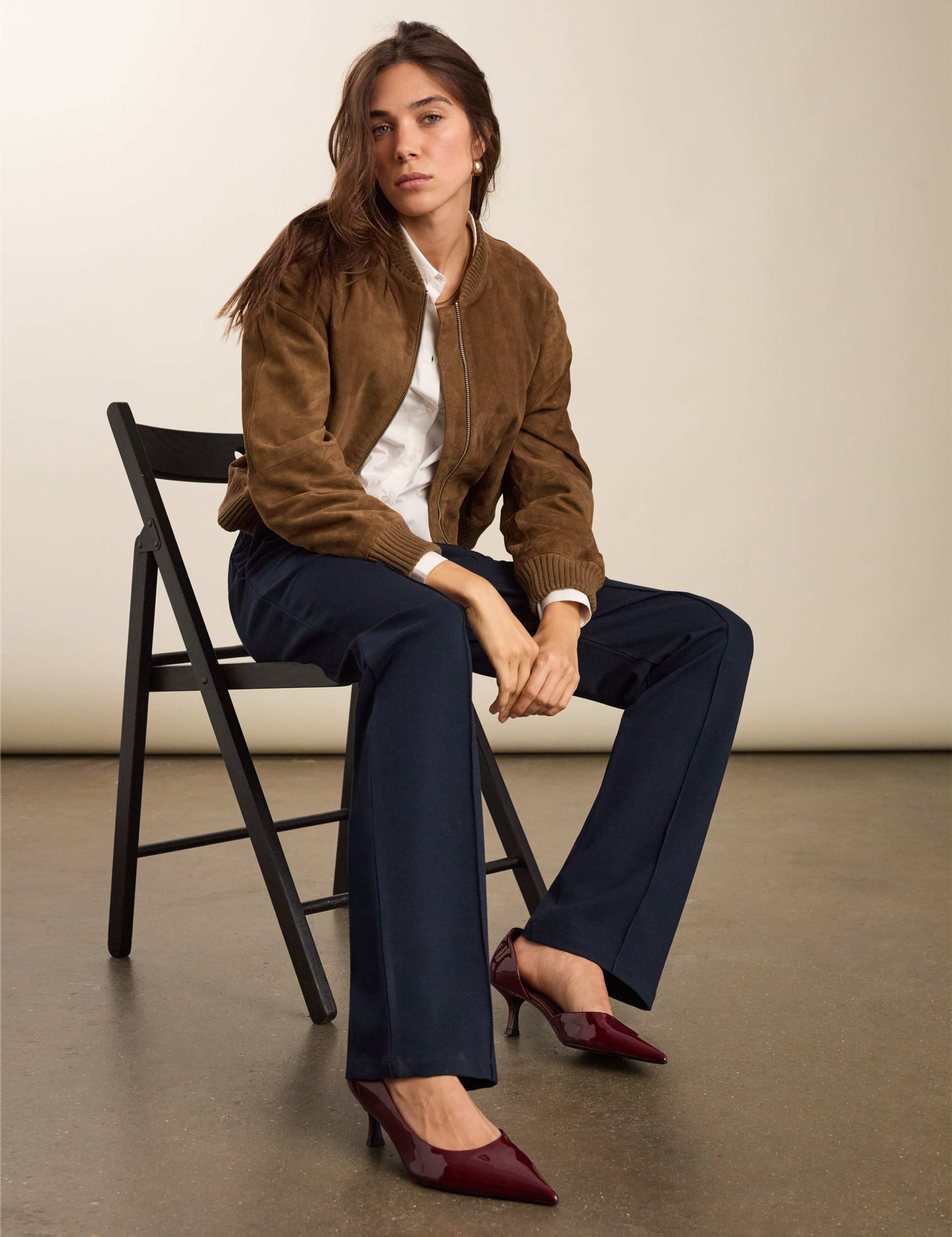 Jersey Carrot Leg Trousers 6 of 6