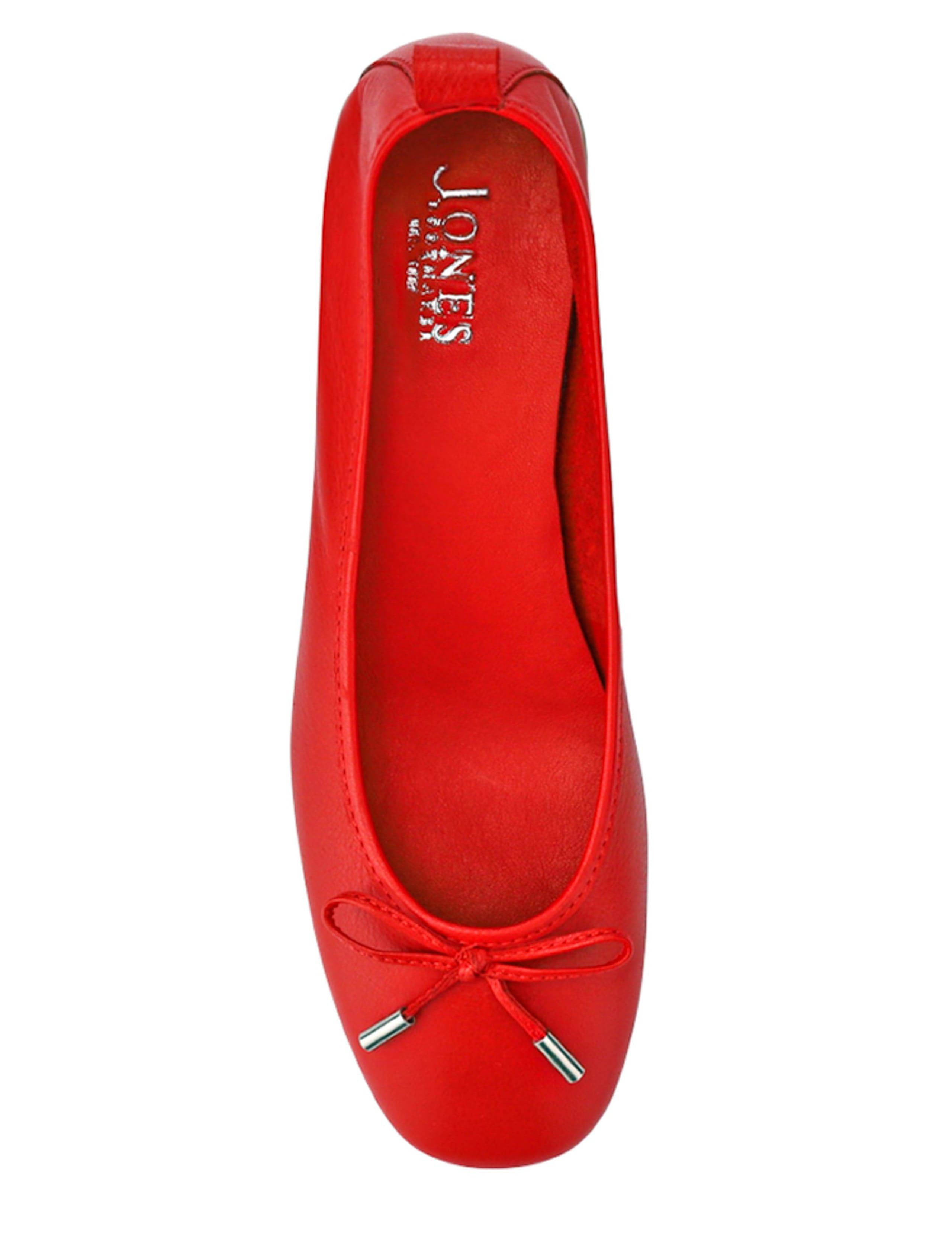 Leather Block Heel Ballet Pumps 2 of 5