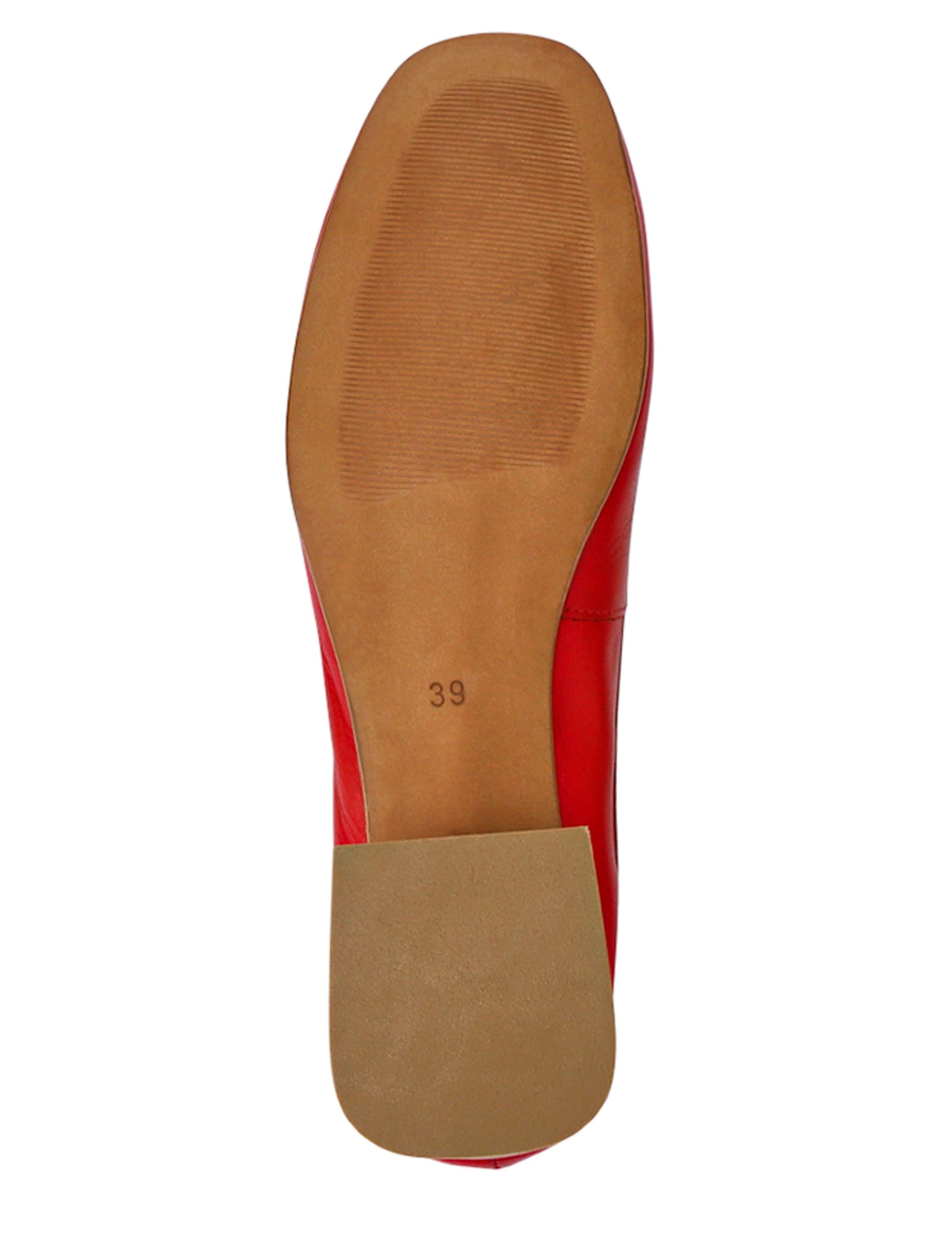 Leather Block Heel Ballet Pumps 5 of 5
