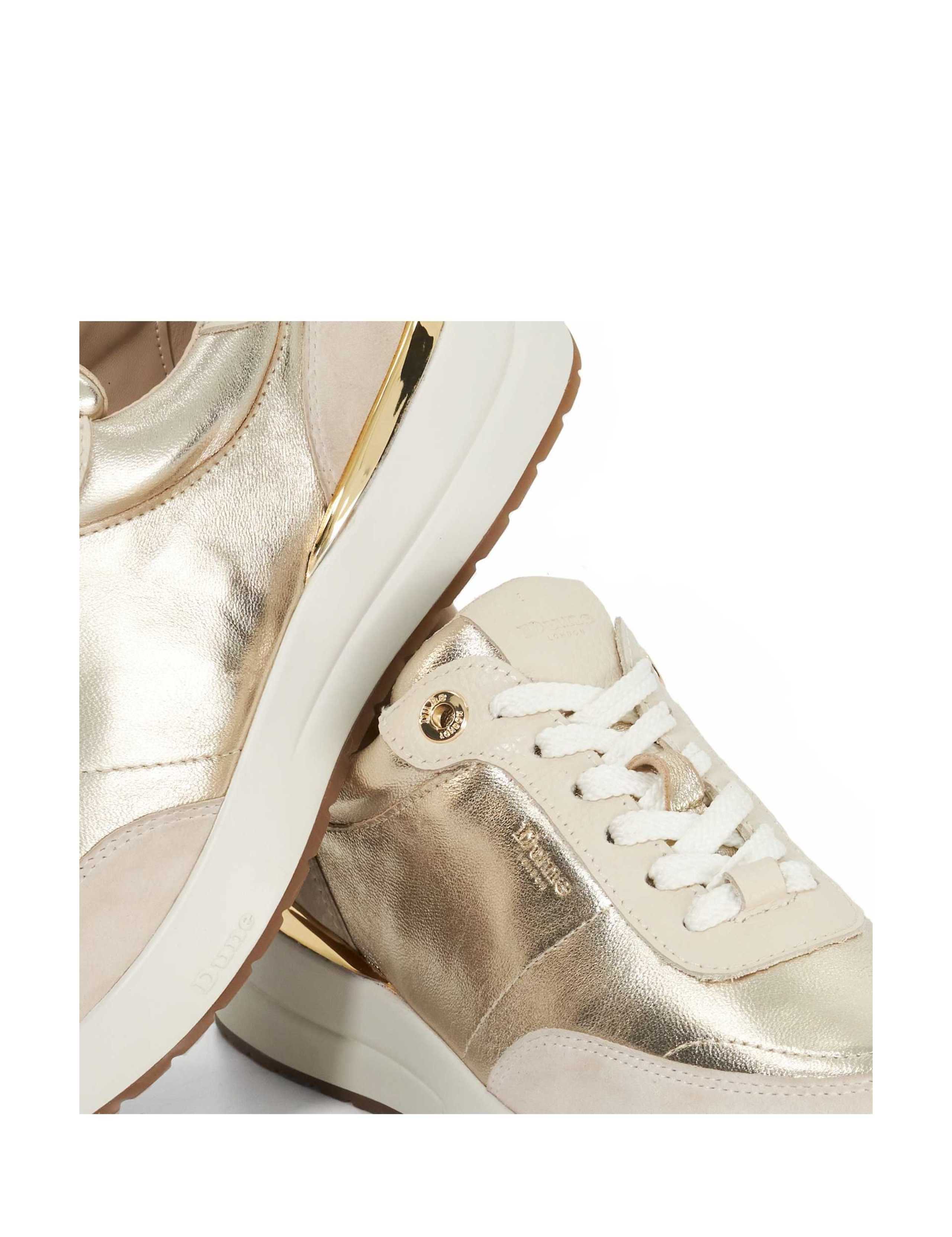 Leather Metallic Trainers 5 of 5