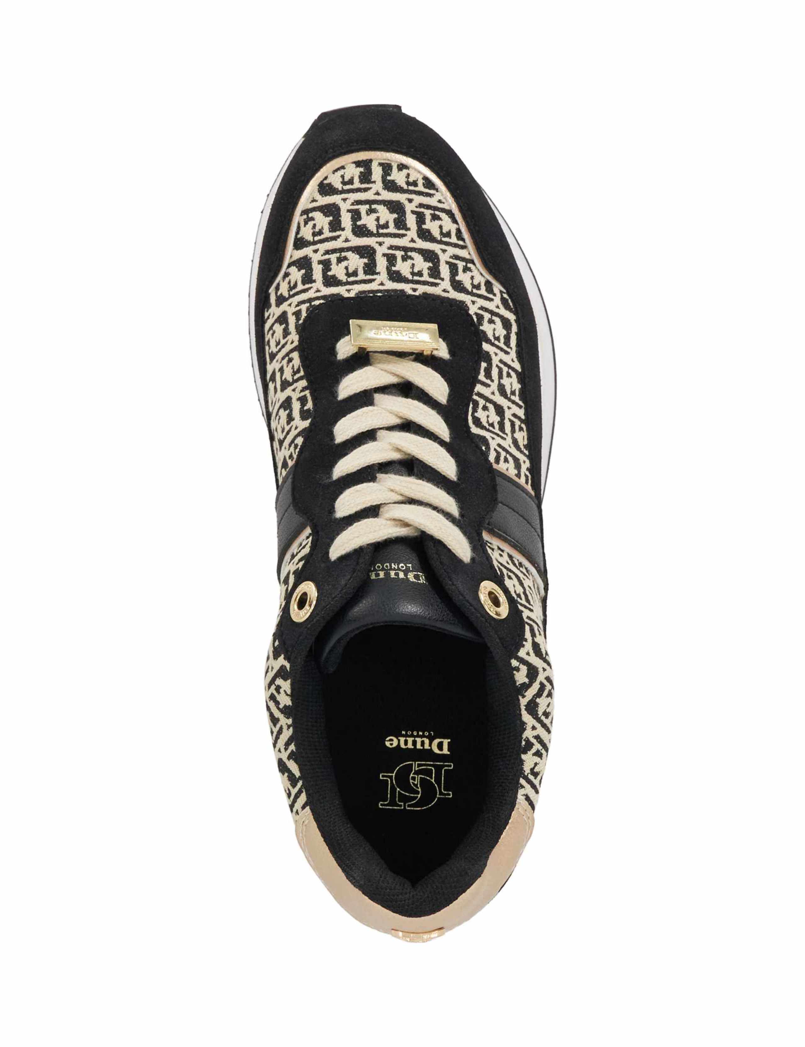 Mixed Texture Metallic Chunky Trainers 2 of 5