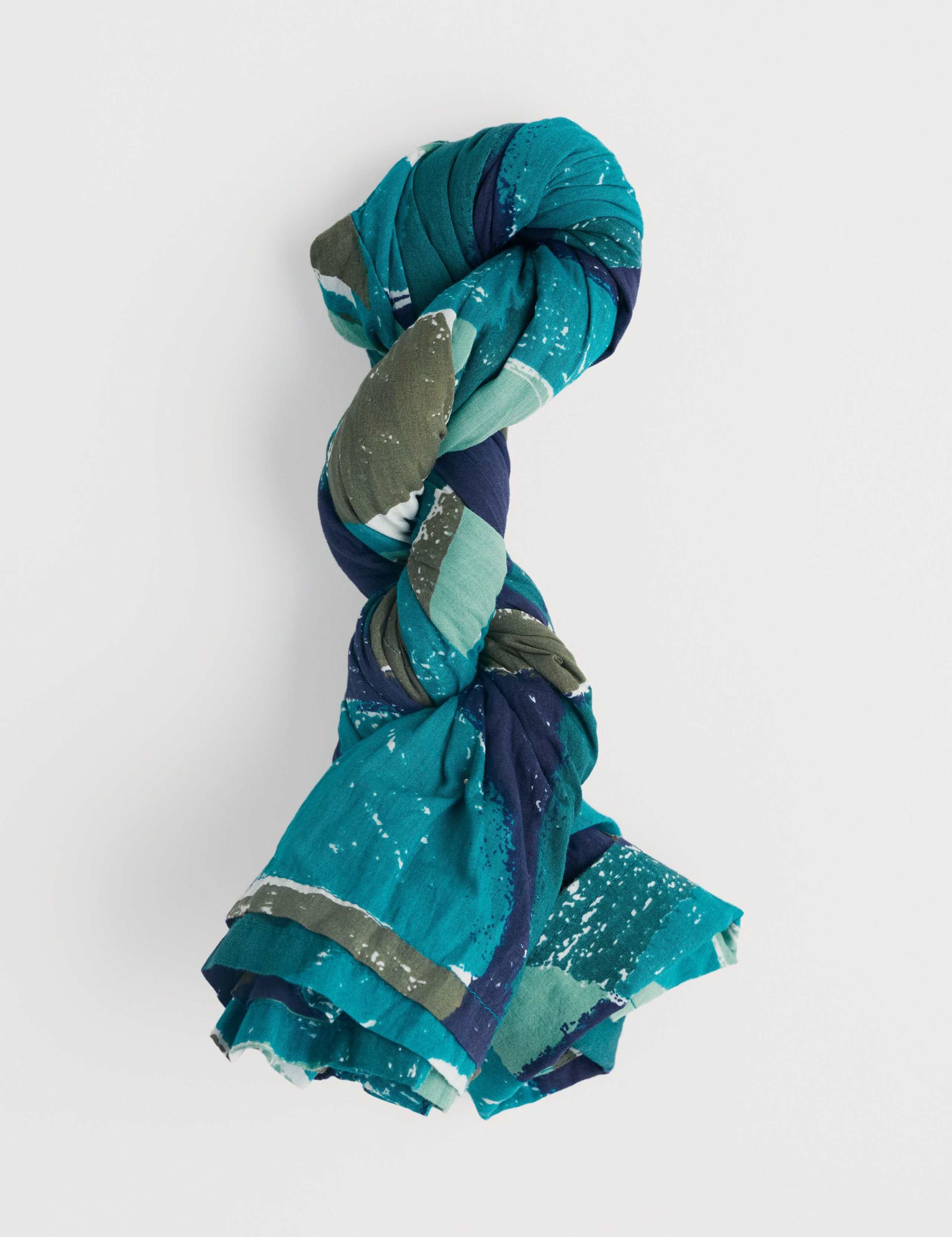 Pure Cotton Geometric Collared Shirt 5 of 6