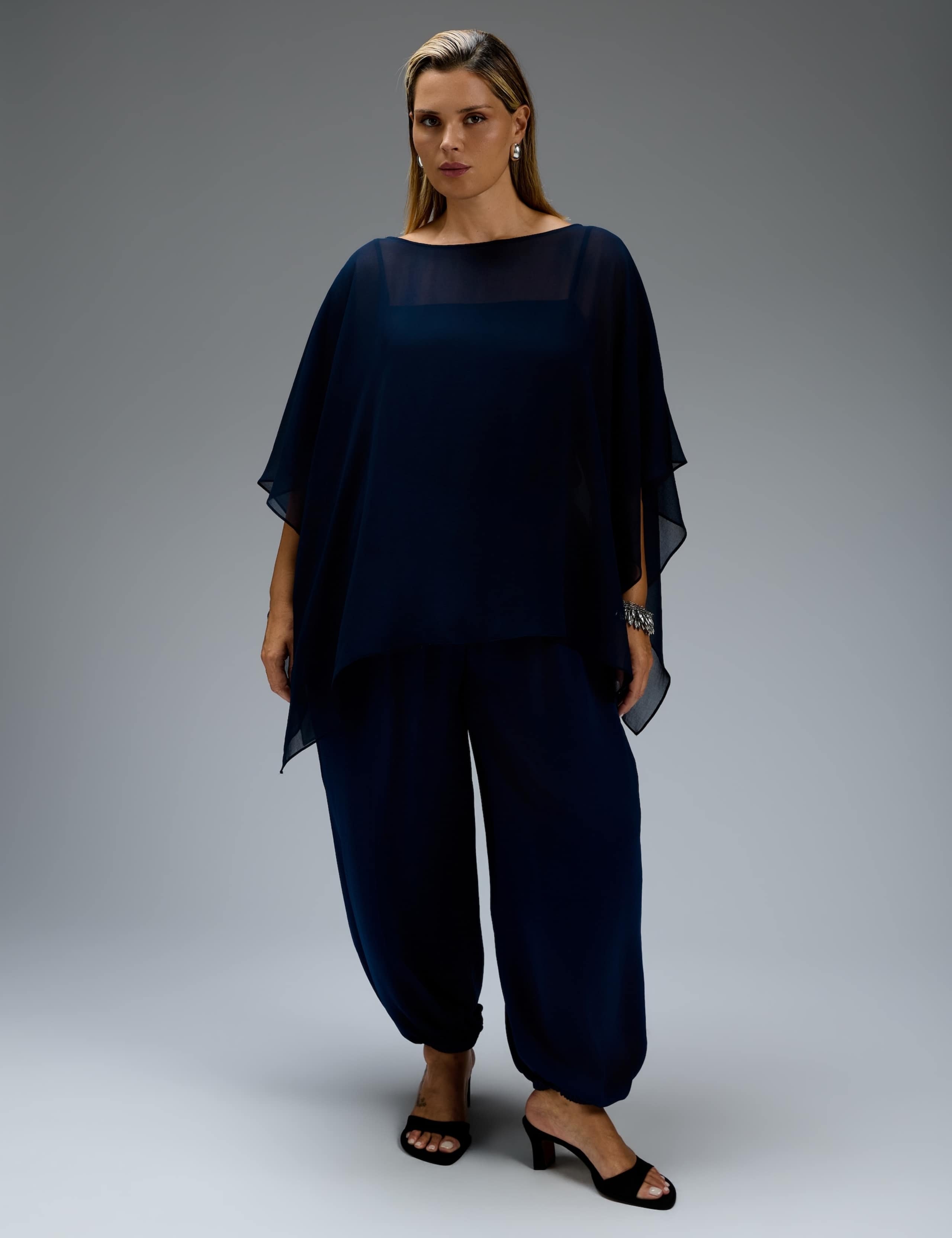 Curve Fit Slash Neck Blouse 2 of 6