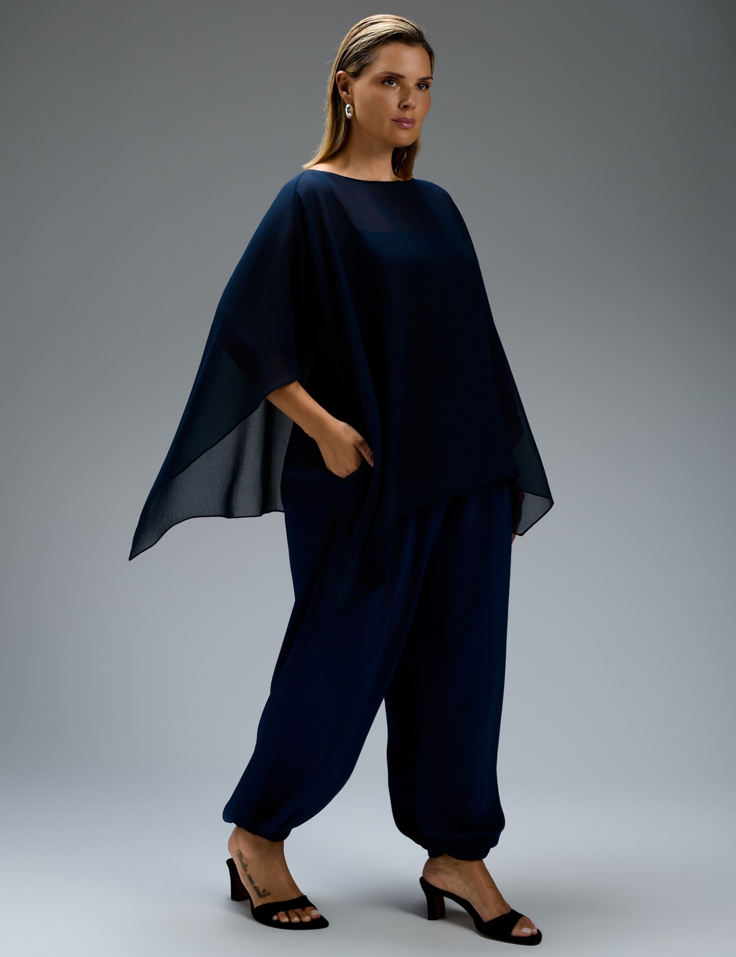Curve Fit Slash Neck Blouse 3 of 6