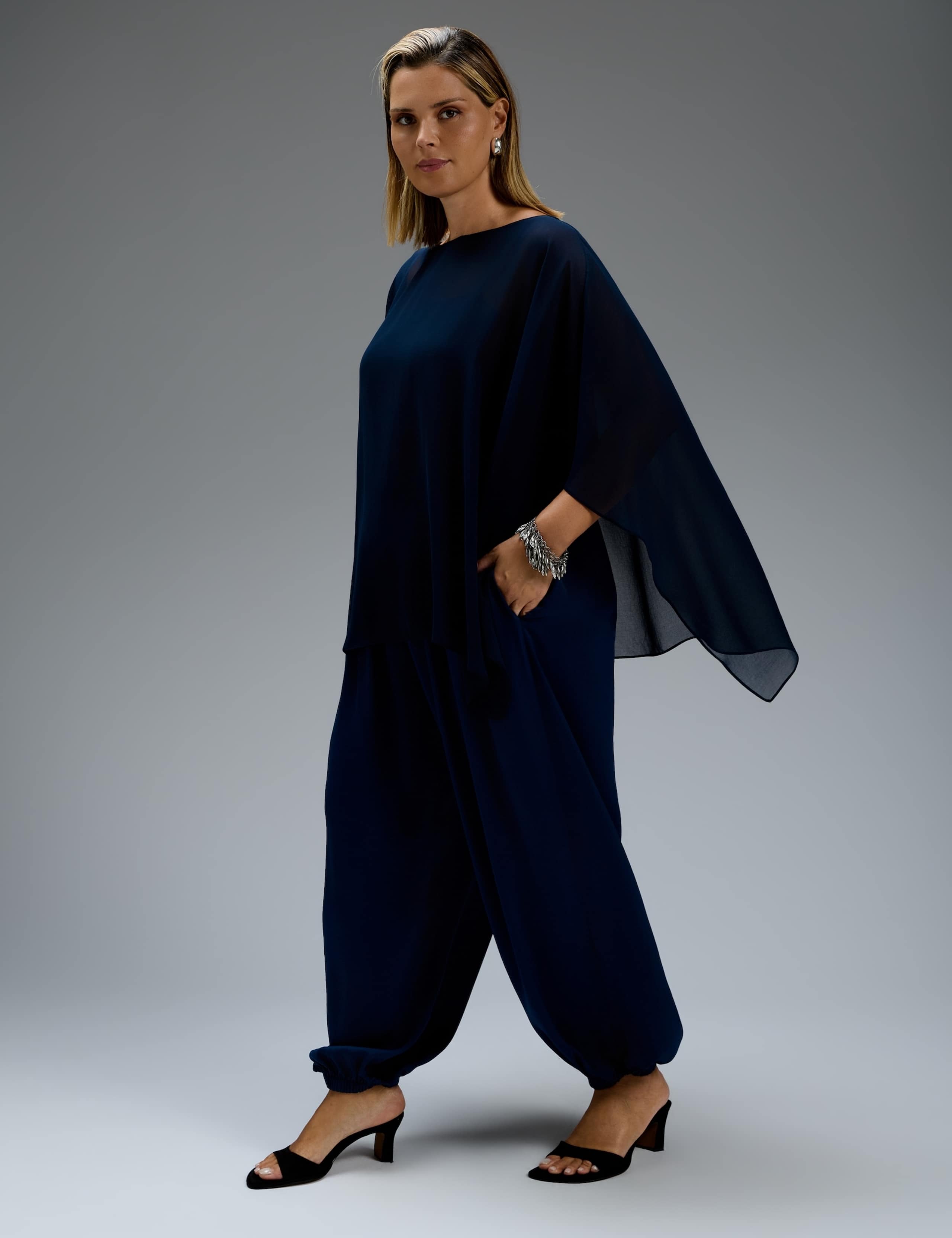 Curve Fit Slash Neck Blouse 4 of 6