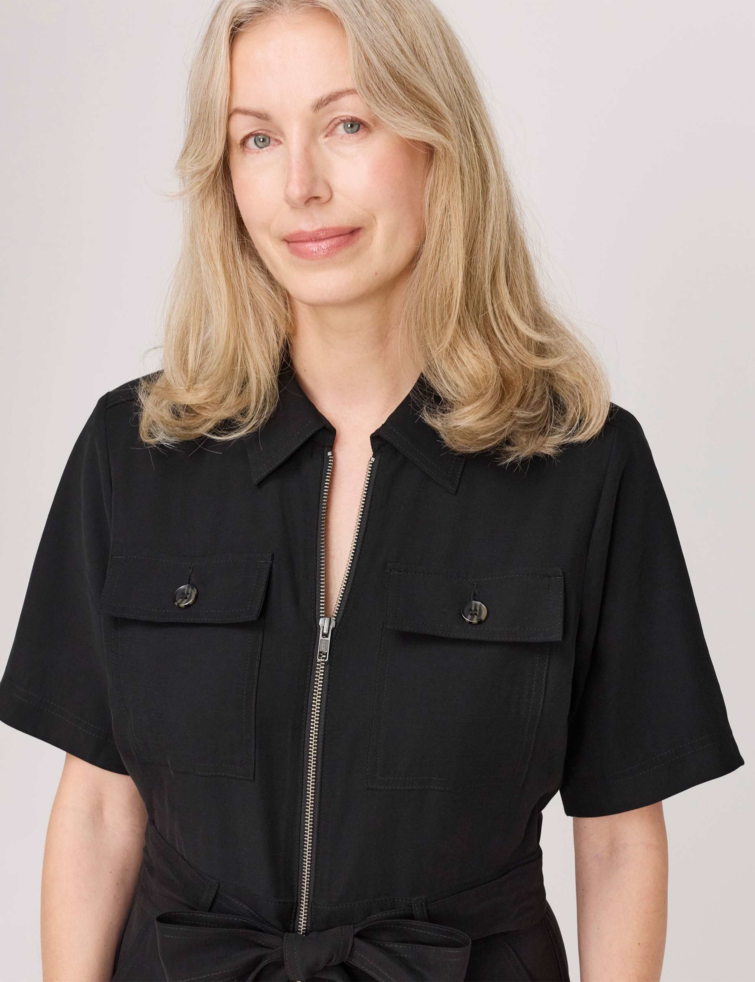 Short Sleeve Cropped Wide Leg Jumpsuit 5 of 5