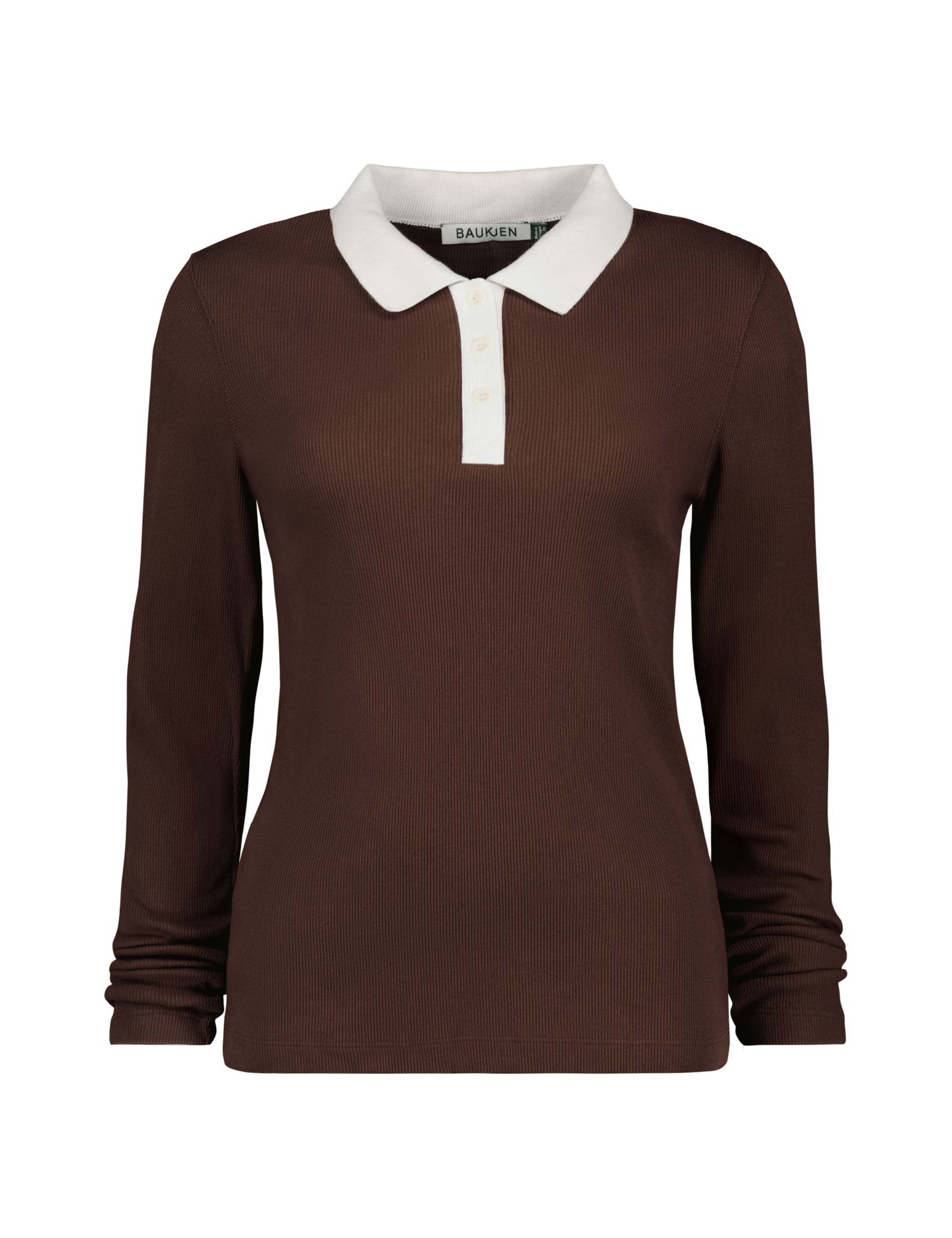 Pure Cotton Ribbed Polo Top 2 of 5