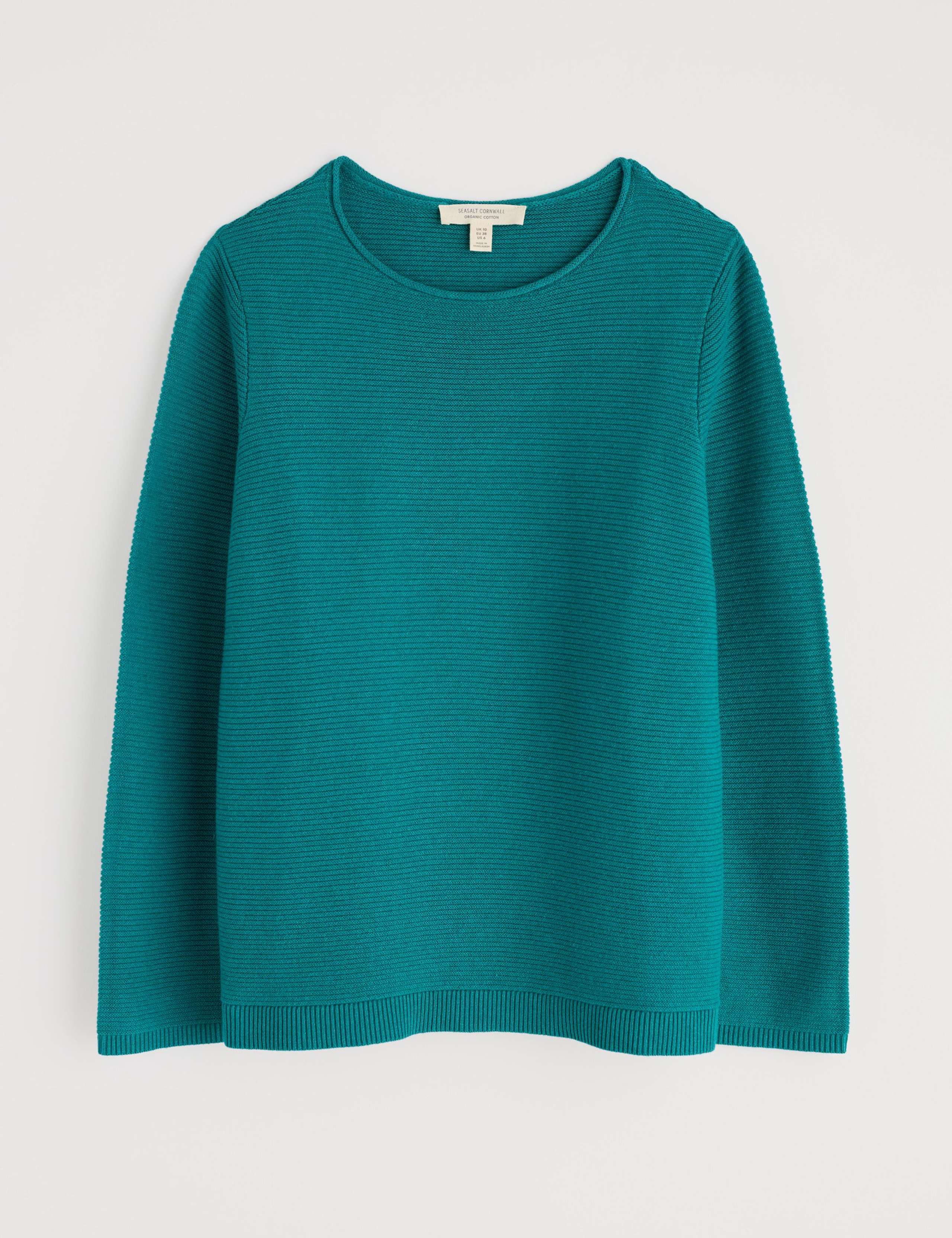 Pure Cotton Crew Neck Relaxed Jumper 2 of 5