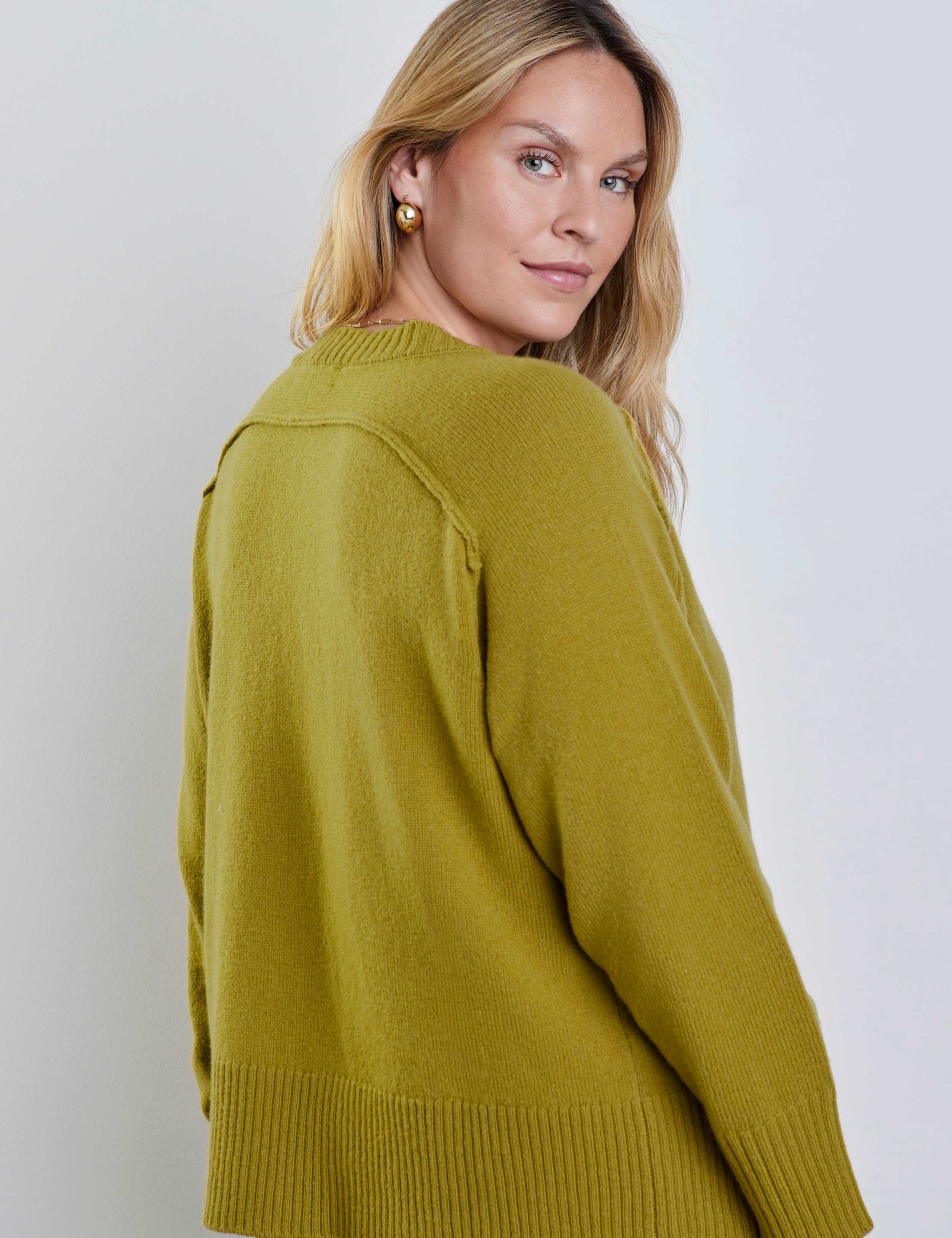 Pure Wool V-Neck Jumper 5 of 6