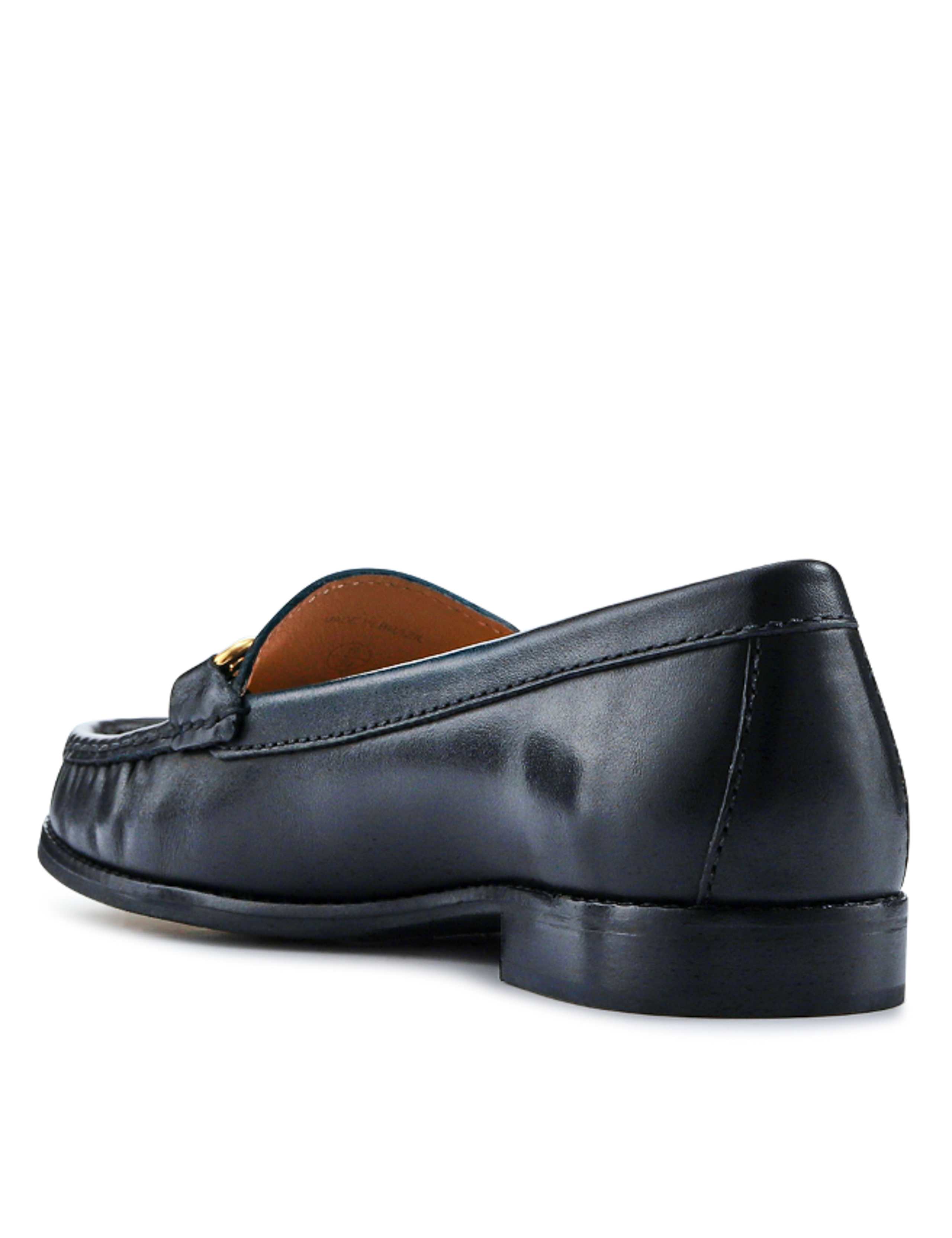 Wide Fit Leather Flat Loafers 5 of 6