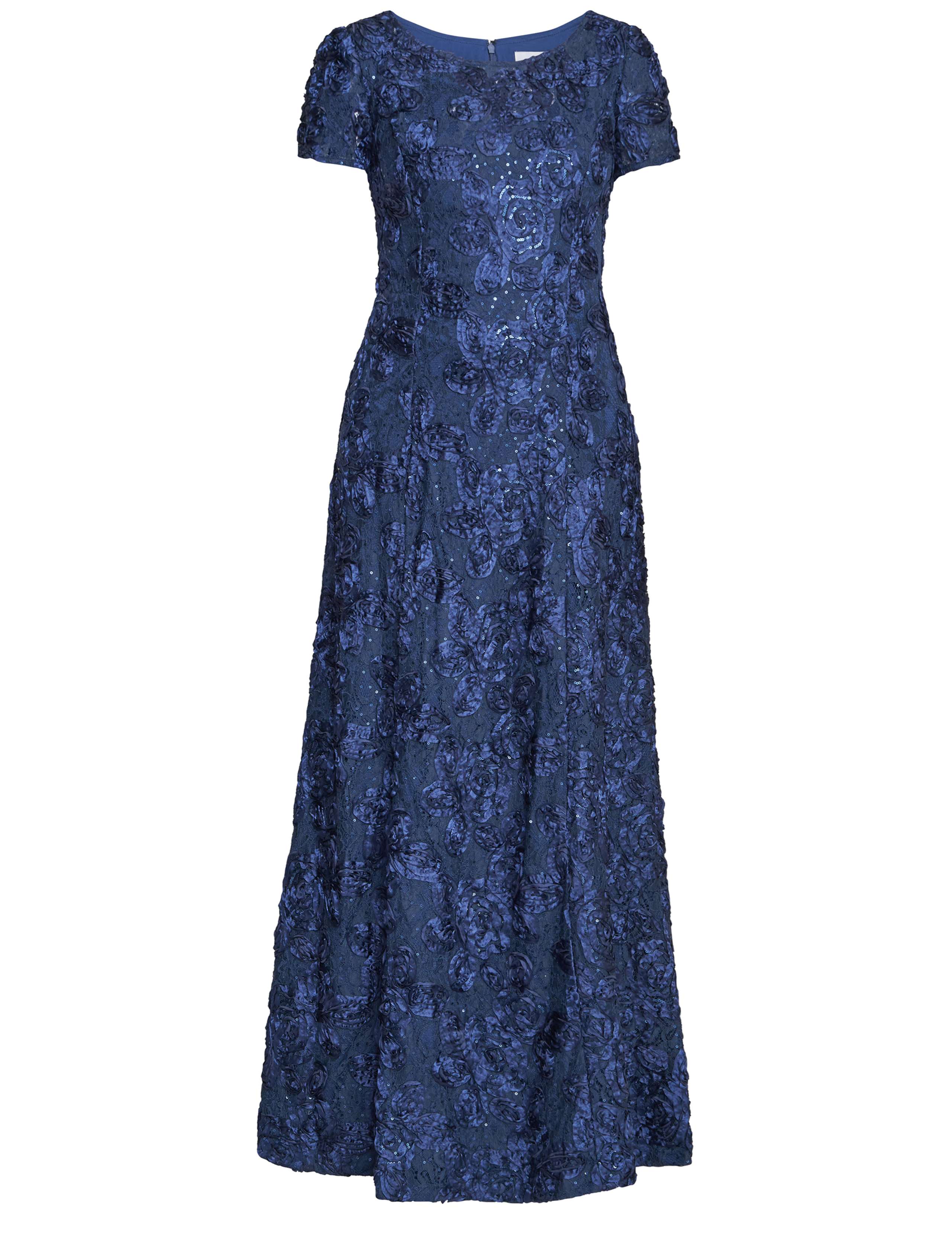 Sequin Round Neck Maxi Column Dress 2 of 5