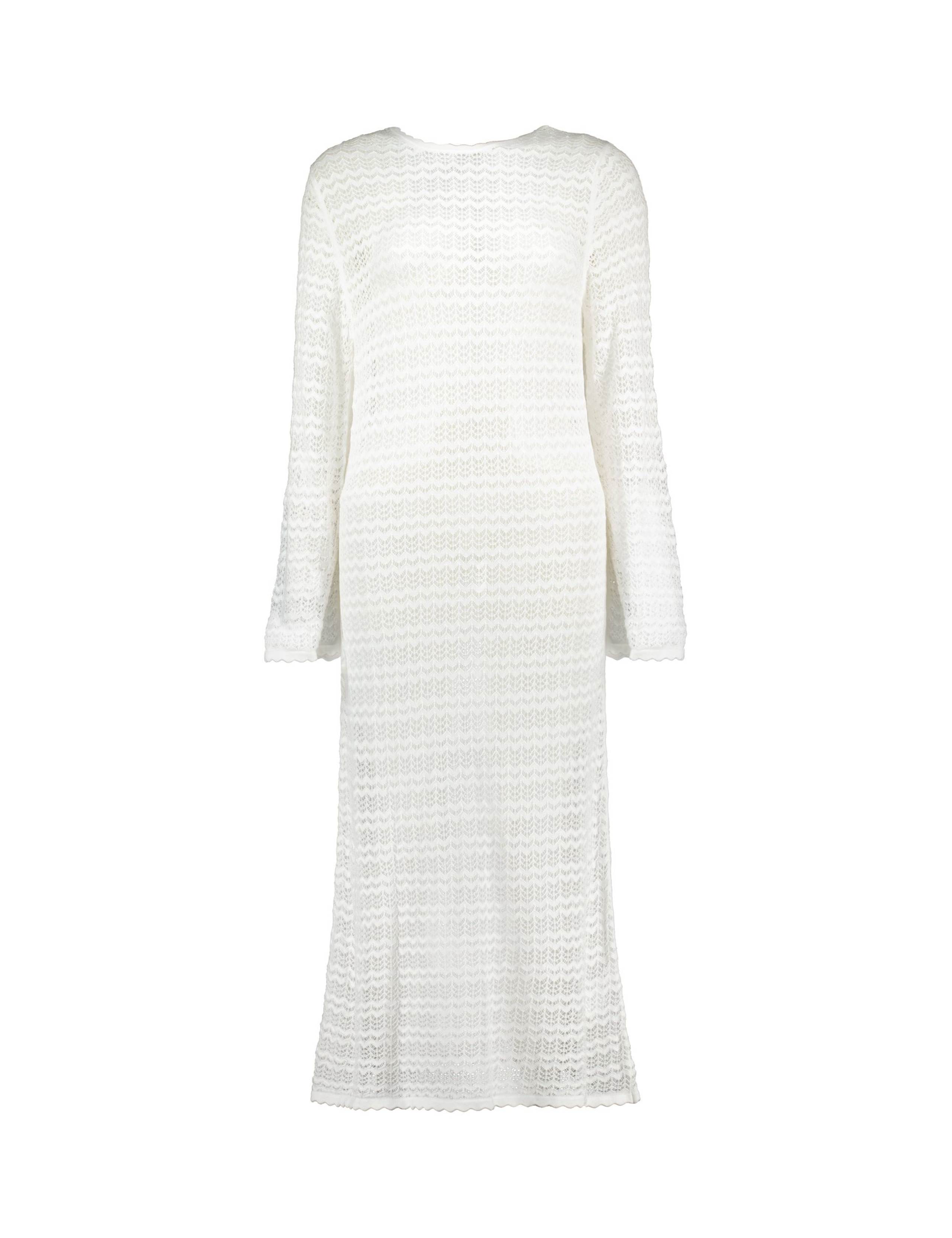 Lyocell Rich Lace Midi Knitted Dress 2 of 5