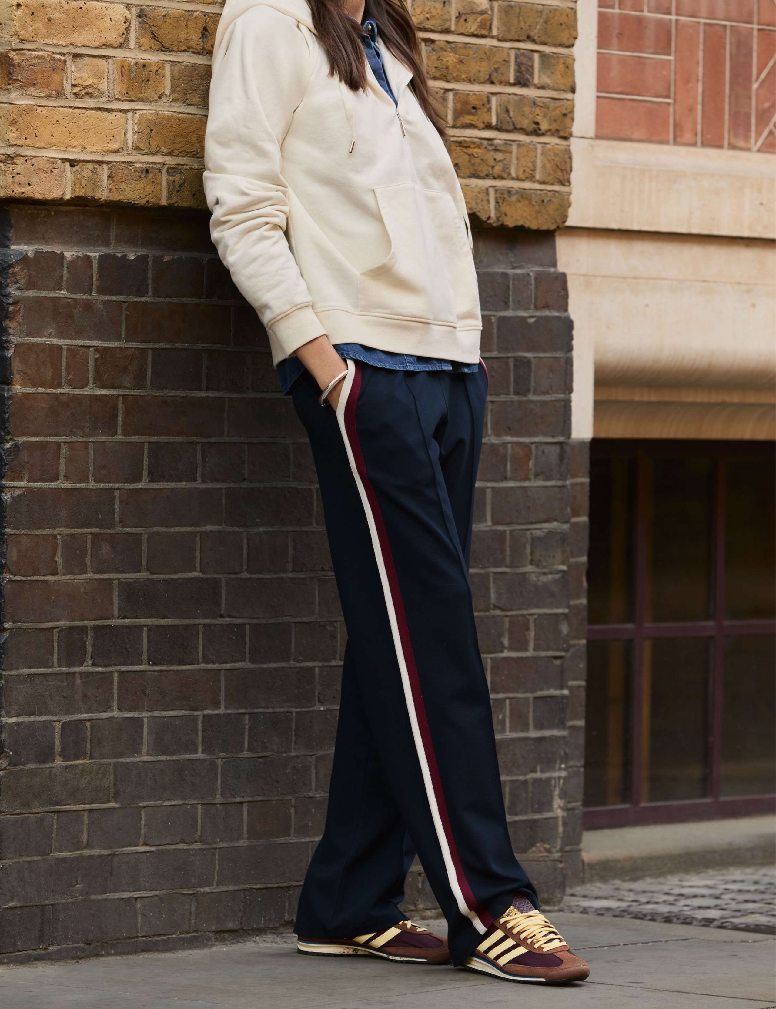Side Stripe Wide Leg Trousers 2 of 4