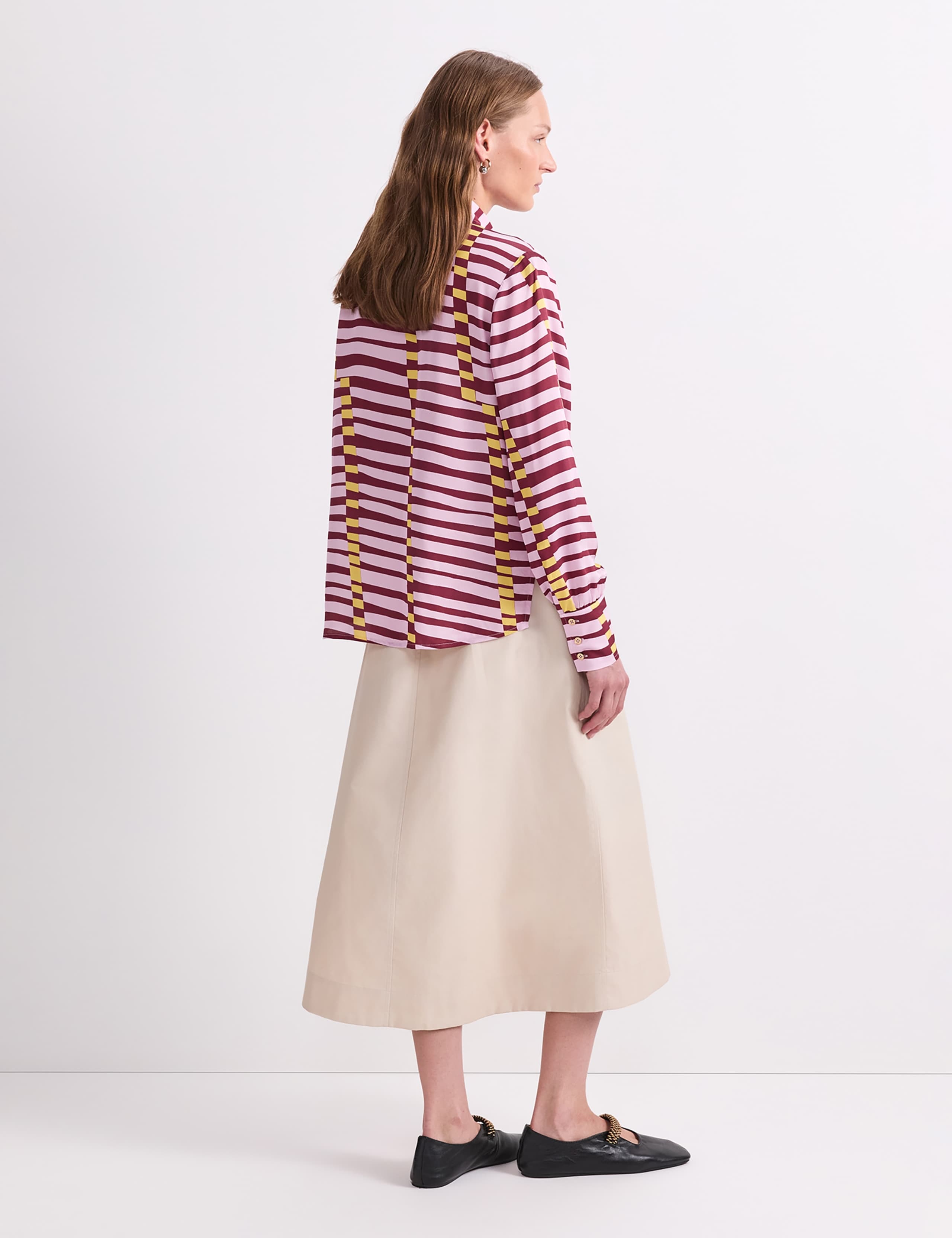 Striped Collared Blouse 5 of 7