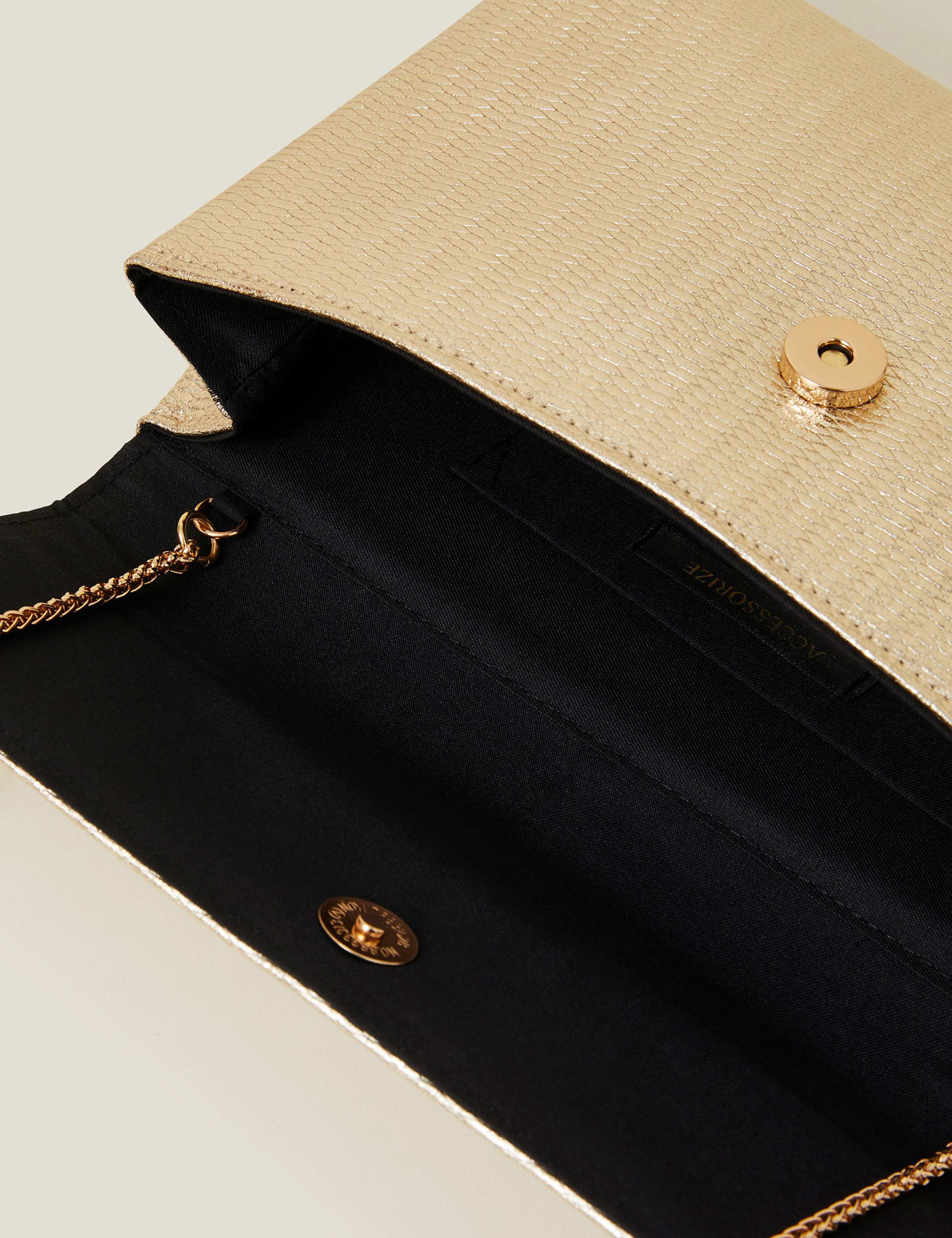 Metallic Clutch Bag 4 of 4