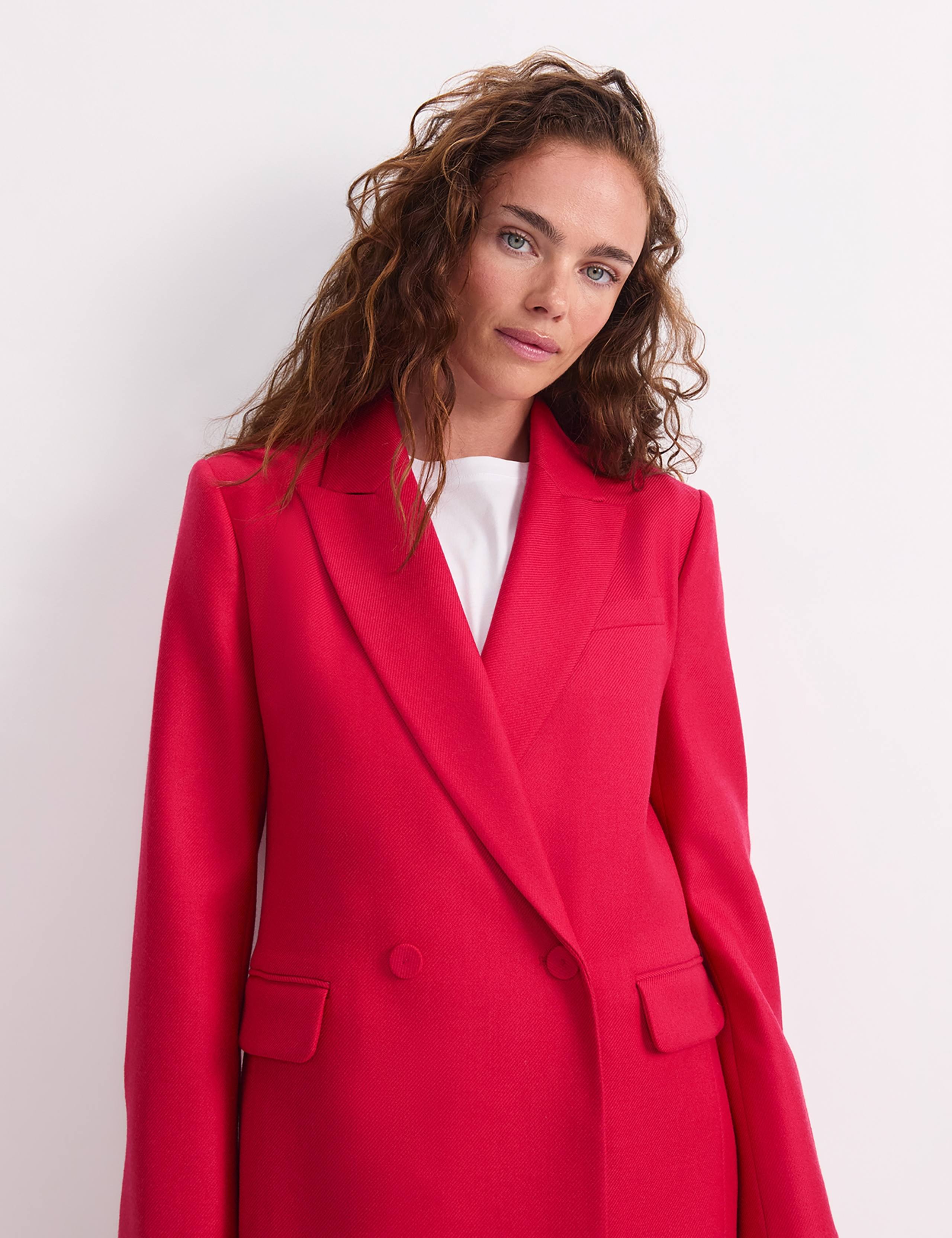 Wool Rich Twill Double Breasted Blazer 6 of 7