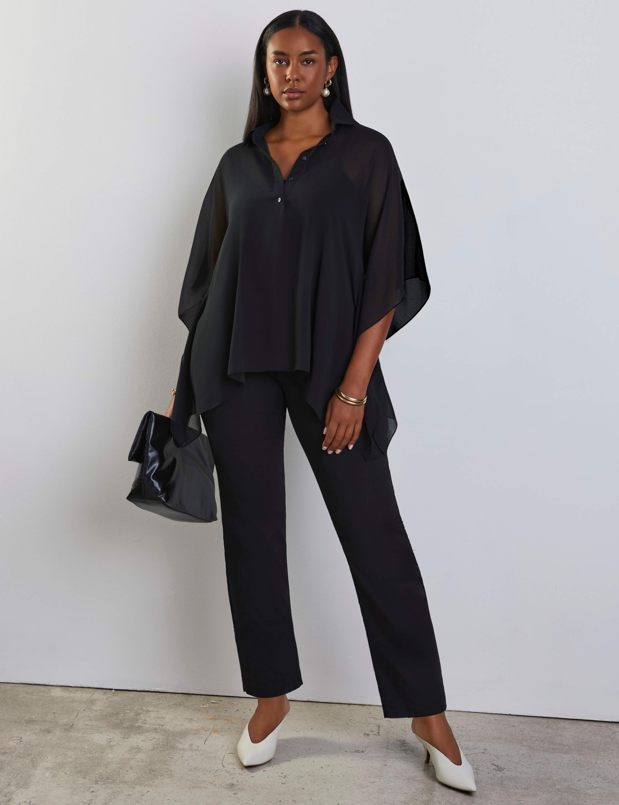 Semi-Sheer Blouse 2 of 5