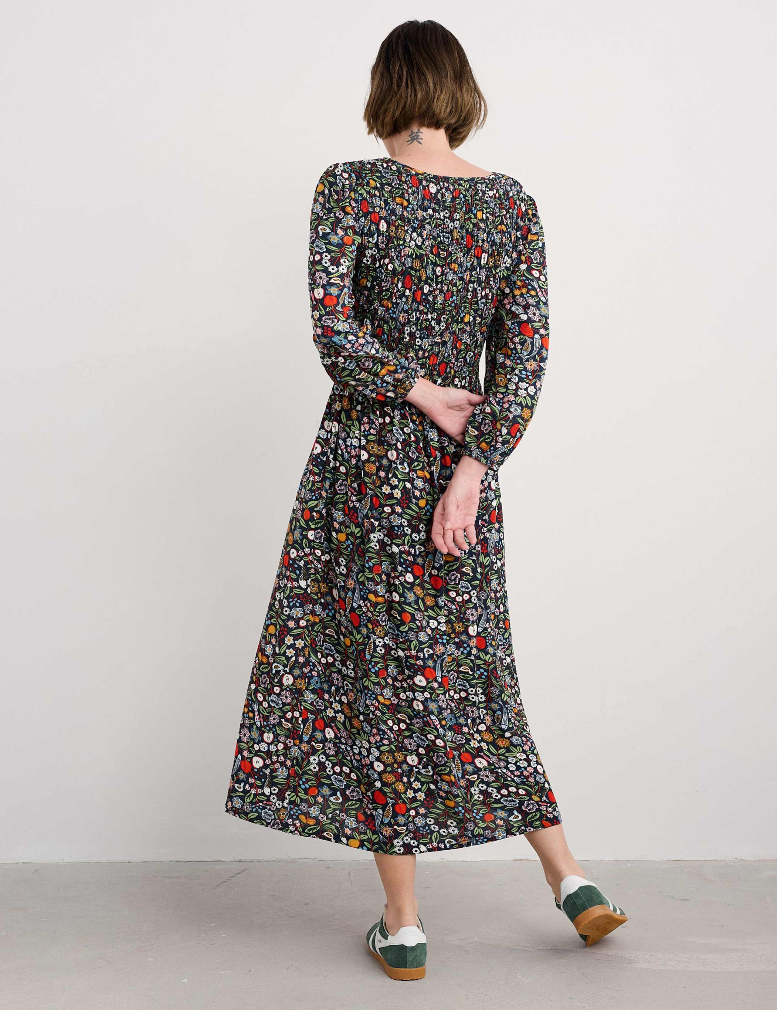 Floral Midaxi Waisted Dress 3 of 6