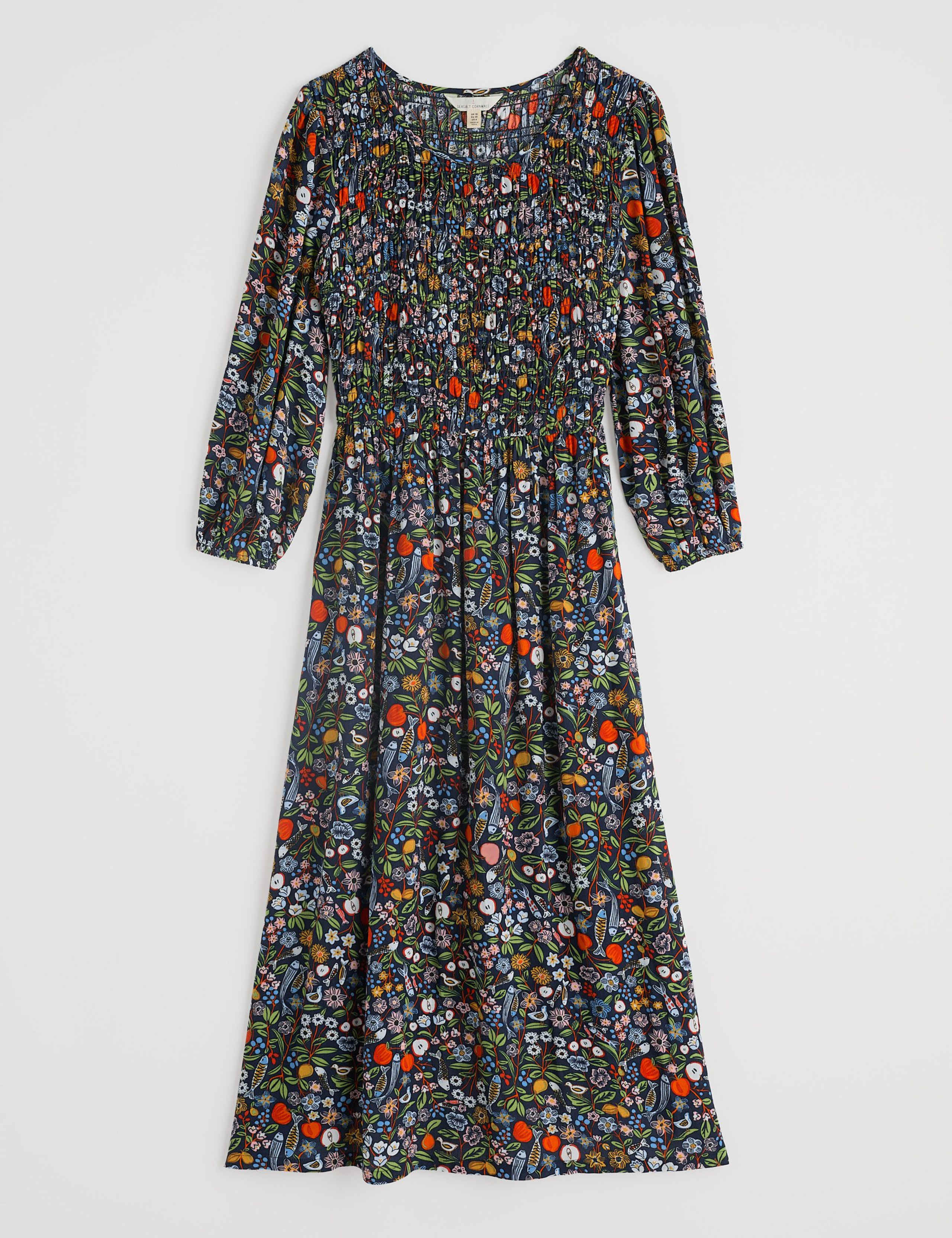 Floral Midaxi Waisted Dress 2 of 6