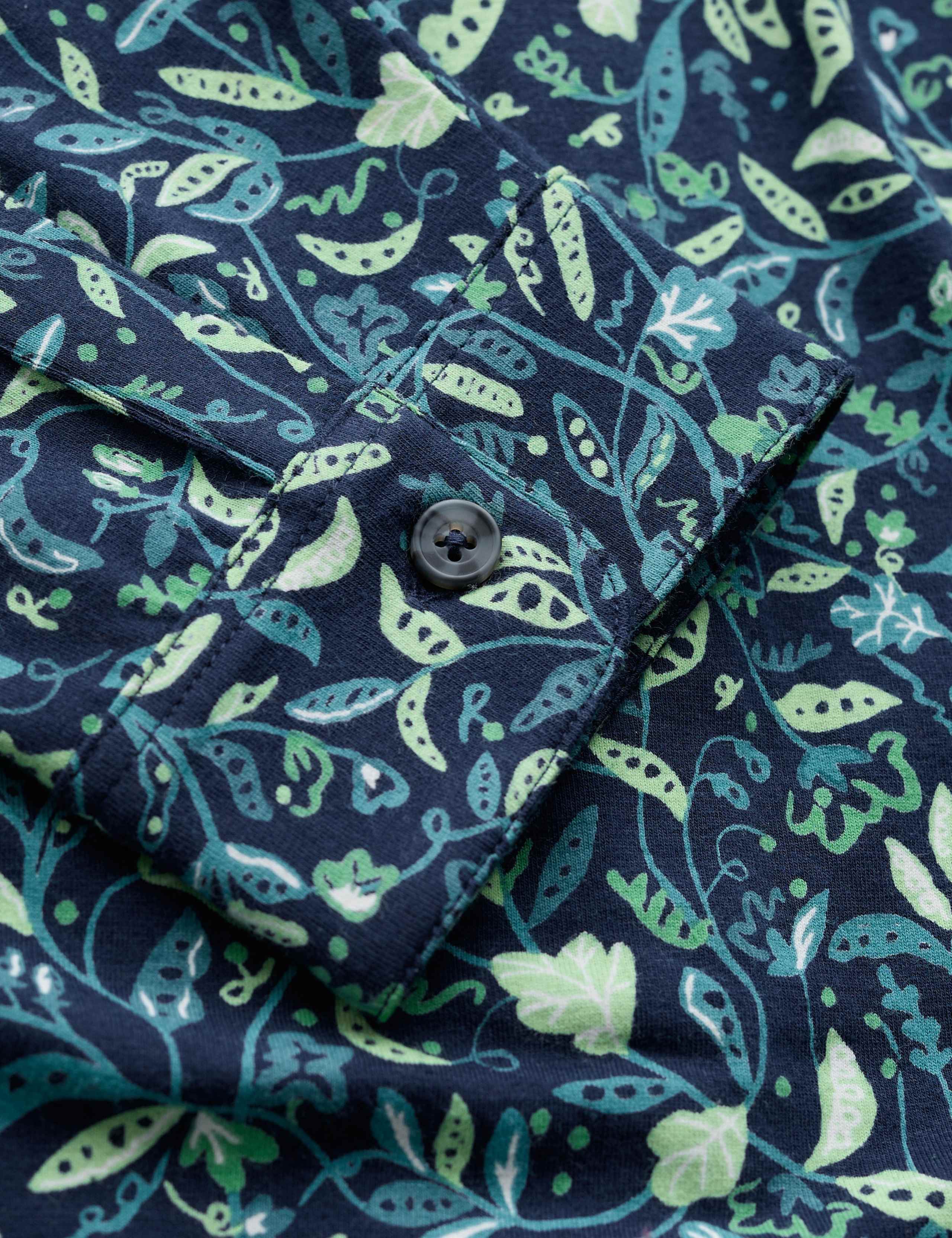 Cotton Modal Blend Floral Button Through Tunic 5 of 5