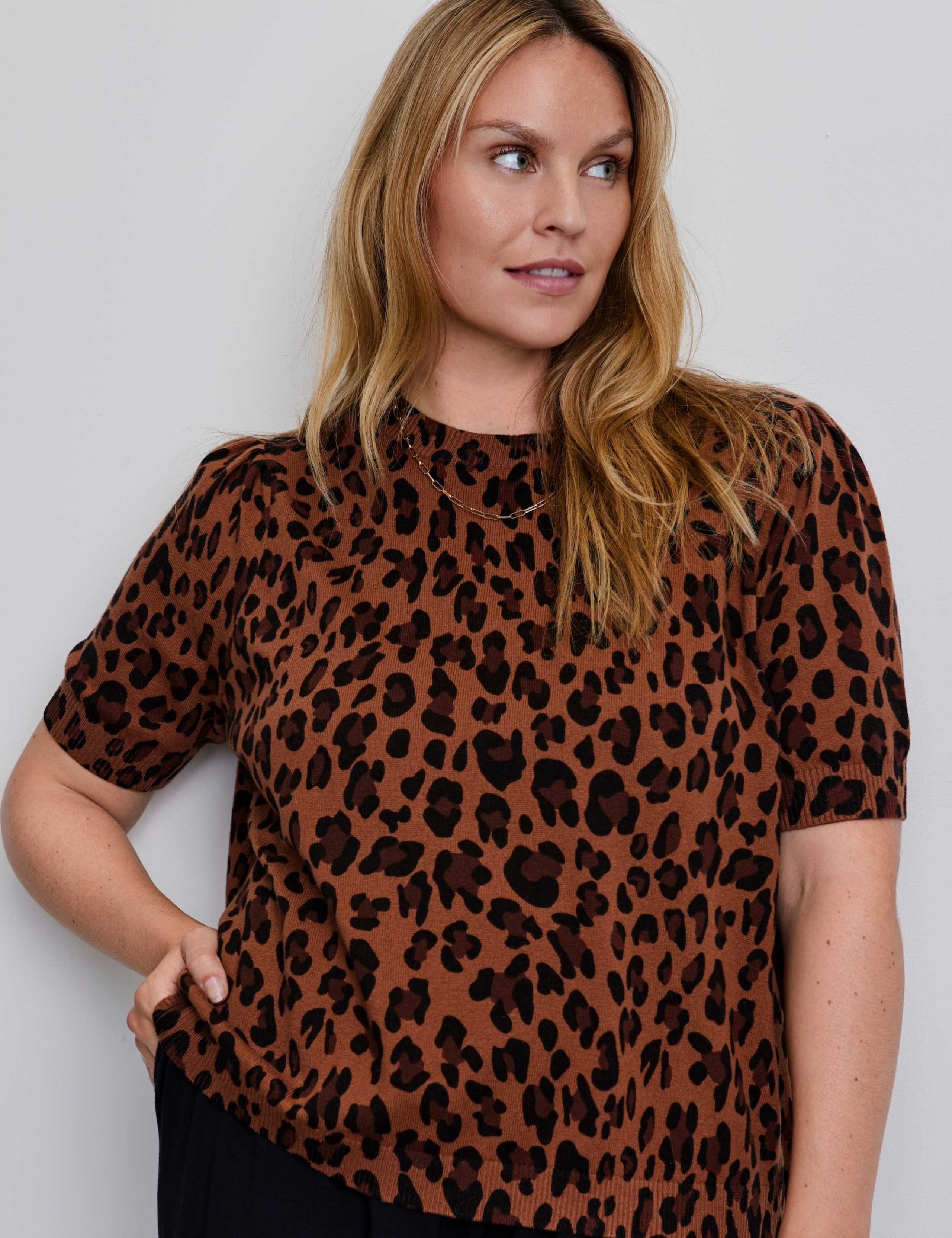 Cotton Rich Animal Print Jumper 5 of 5
