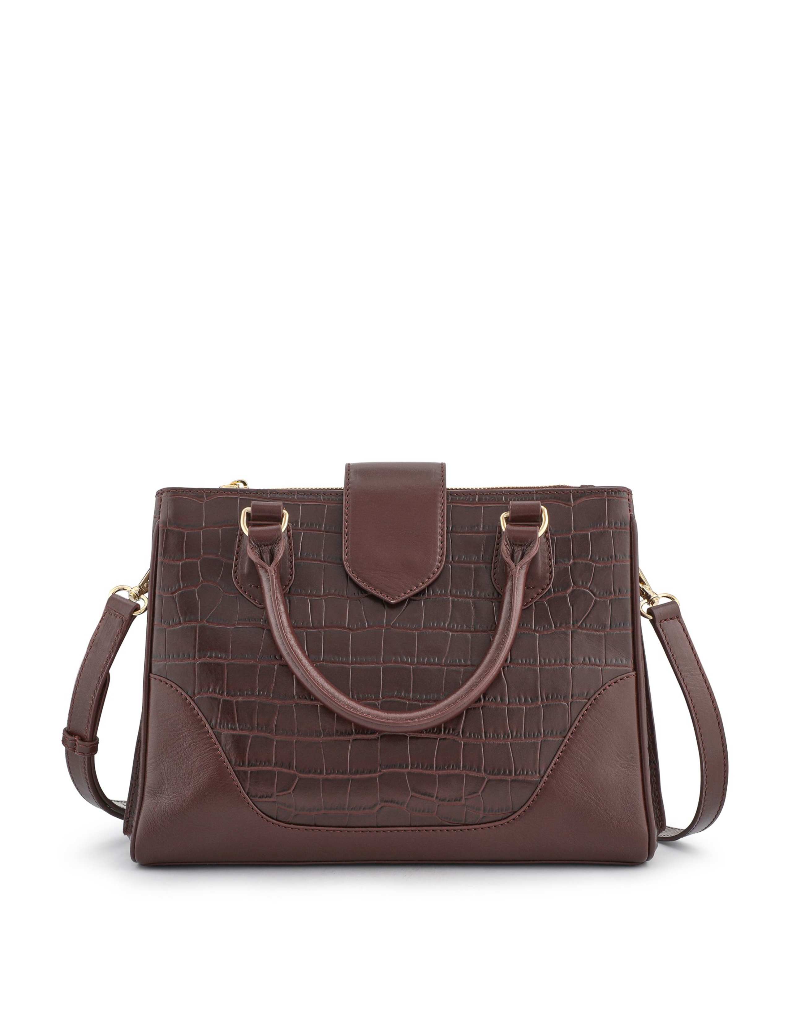 Leather Handbag with an Adjustable Strap 3 of 5