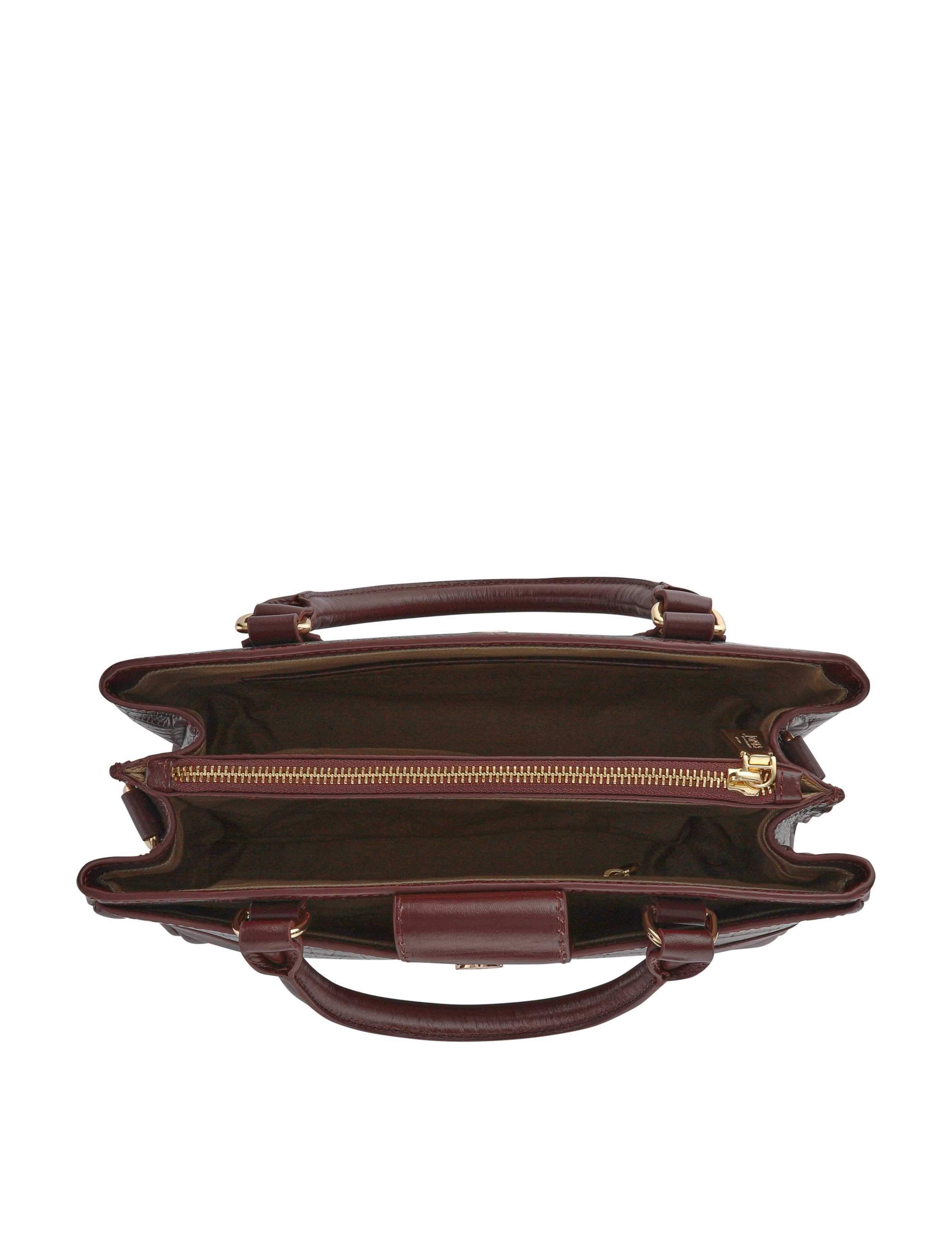 Leather Handbag with an Adjustable Strap 4 of 5