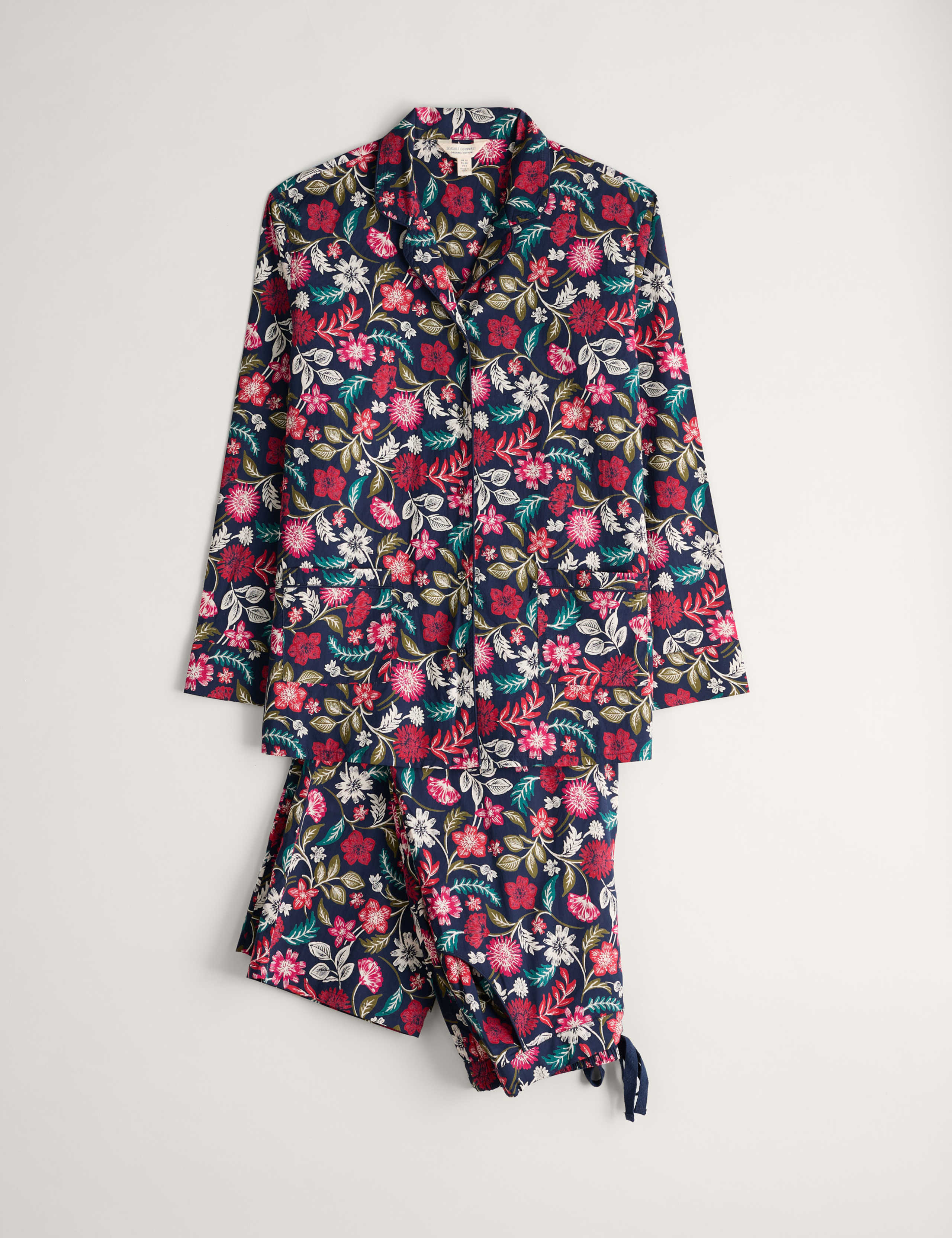 Pure Cotton Floral Pyjamas 2 of 4