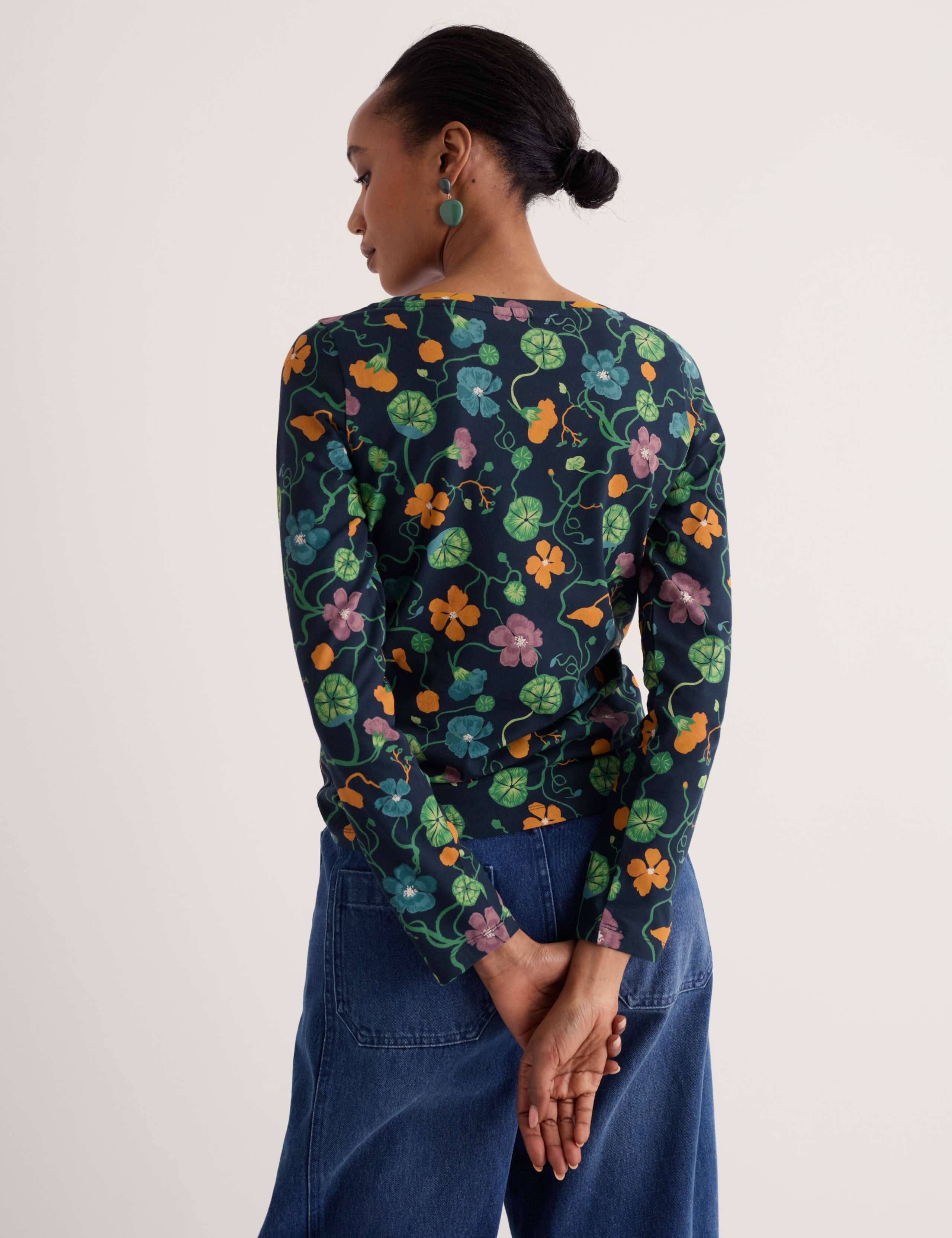 Cotton Rich Floral Fitted Top 4 of 5