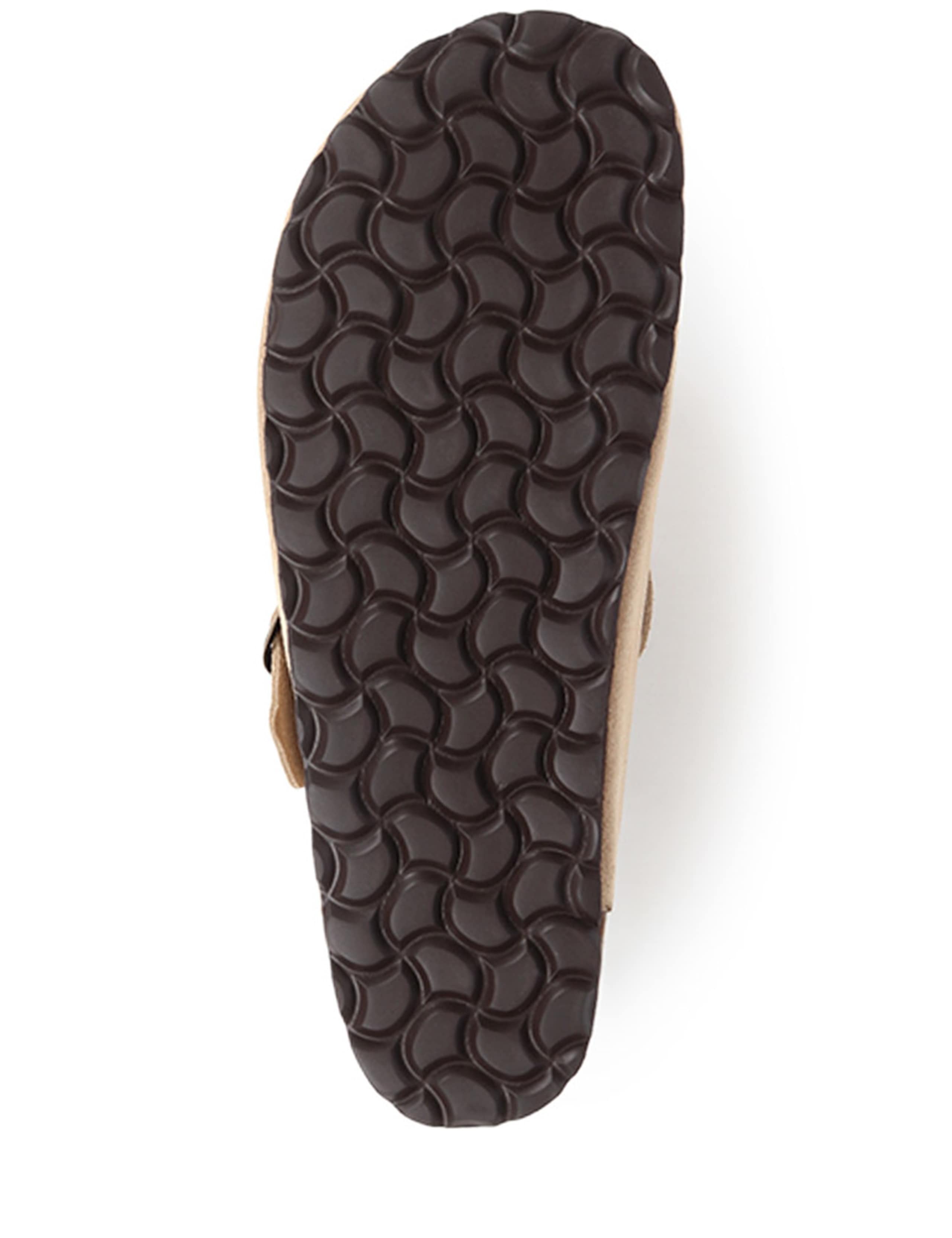 Leather Faux Fur Lined Mule Slippers 6 of 6