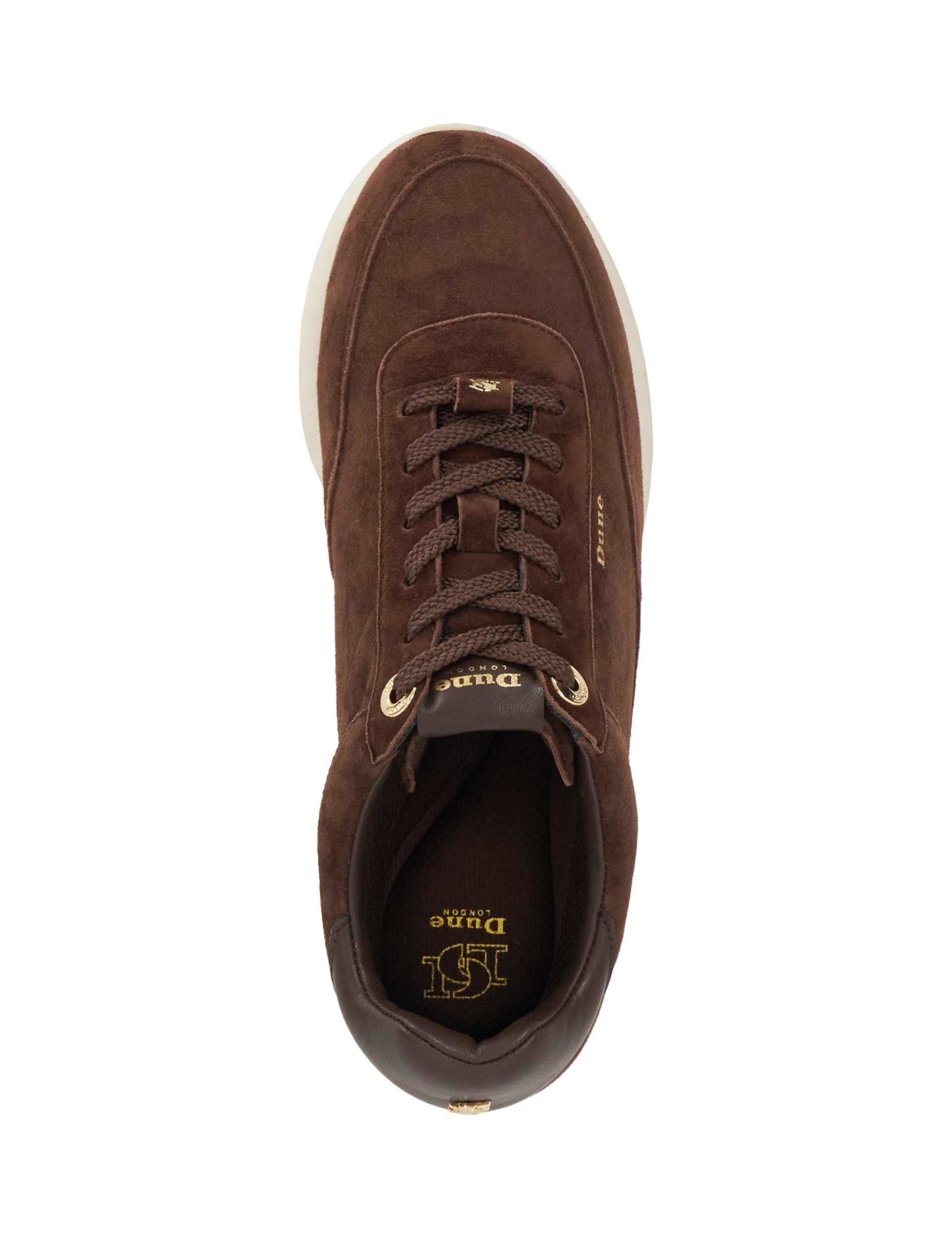 Suede Lace Up Hardware Detail Trainers 2 of 7