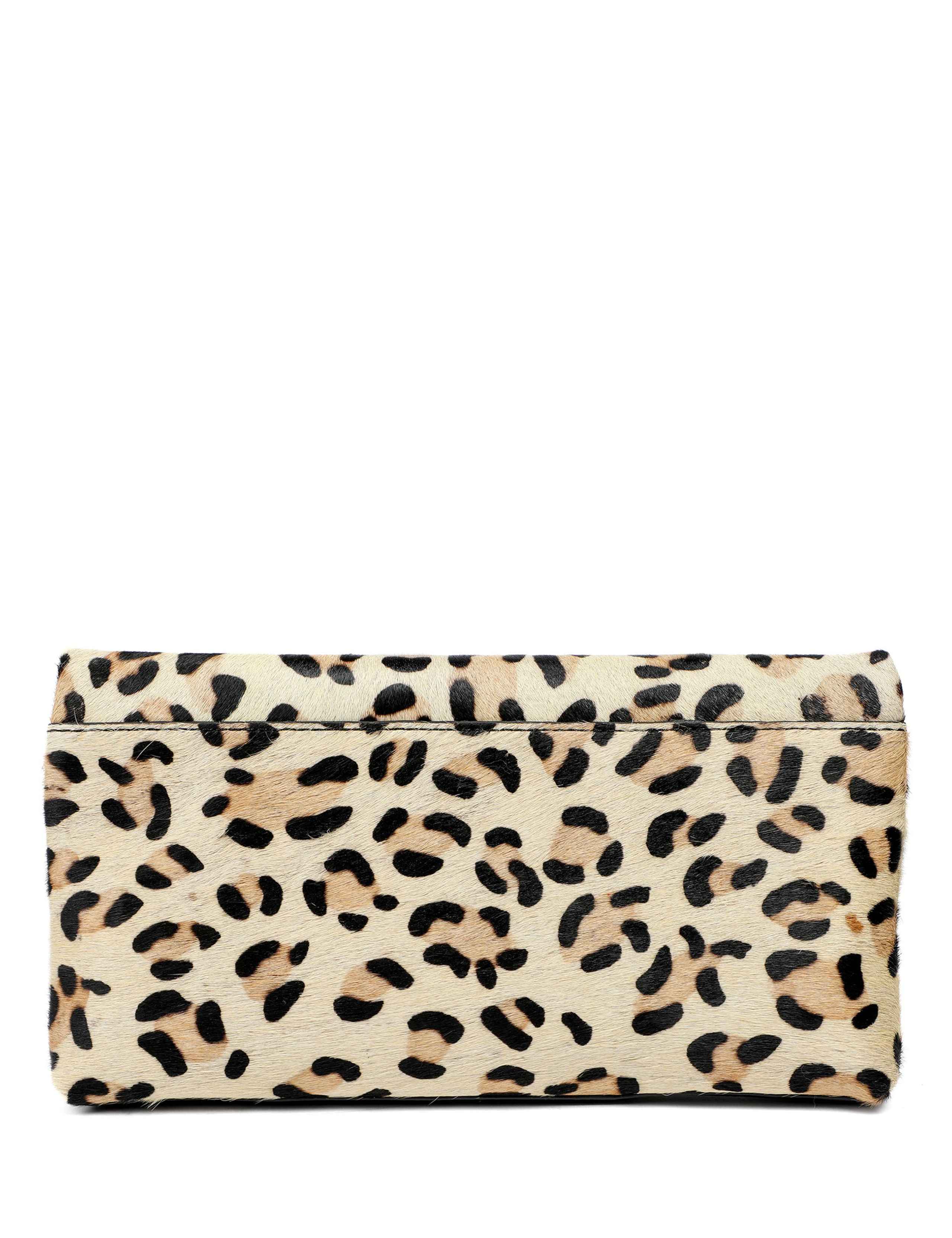 Leather Animal Print Zip Detail Grab Bag 2 of 4