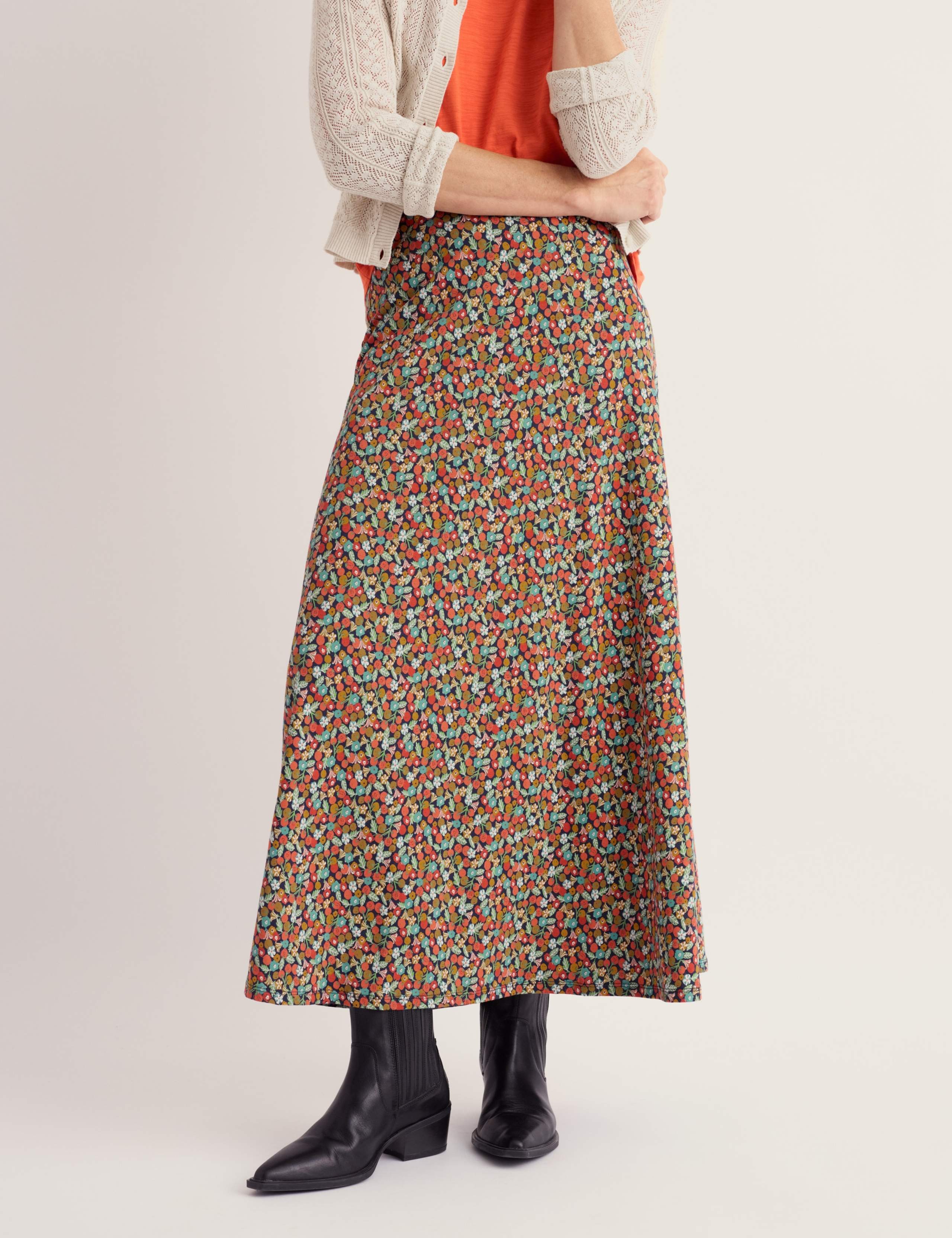 Cotton Rich Ditsy Floral Midaxi Skirt 4 of 5