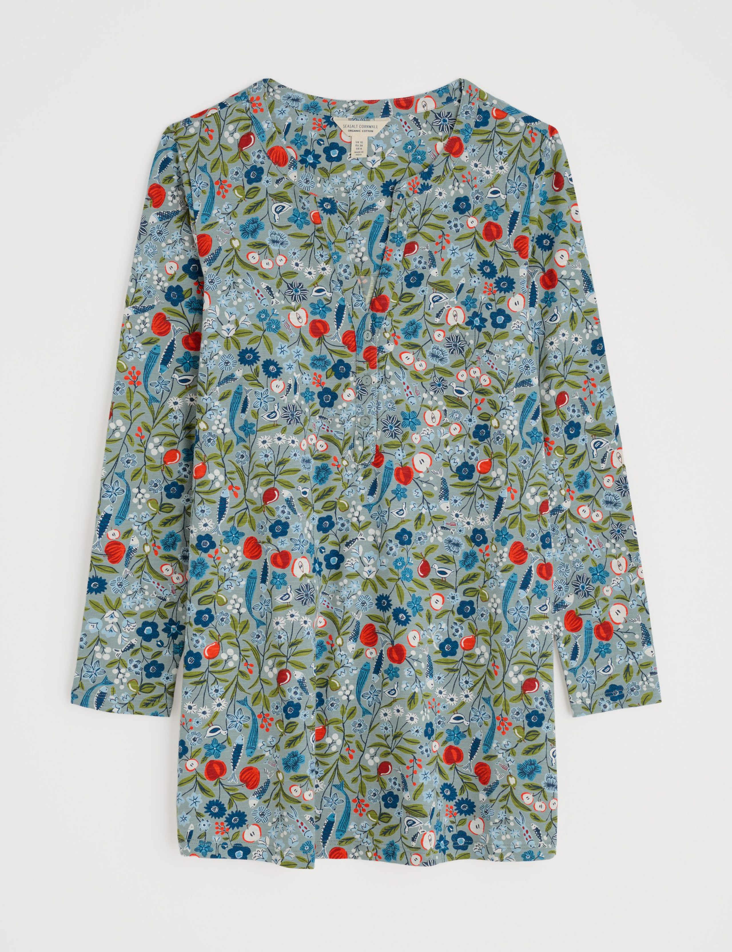 Pure Cotton Floral Tunic 2 of 5