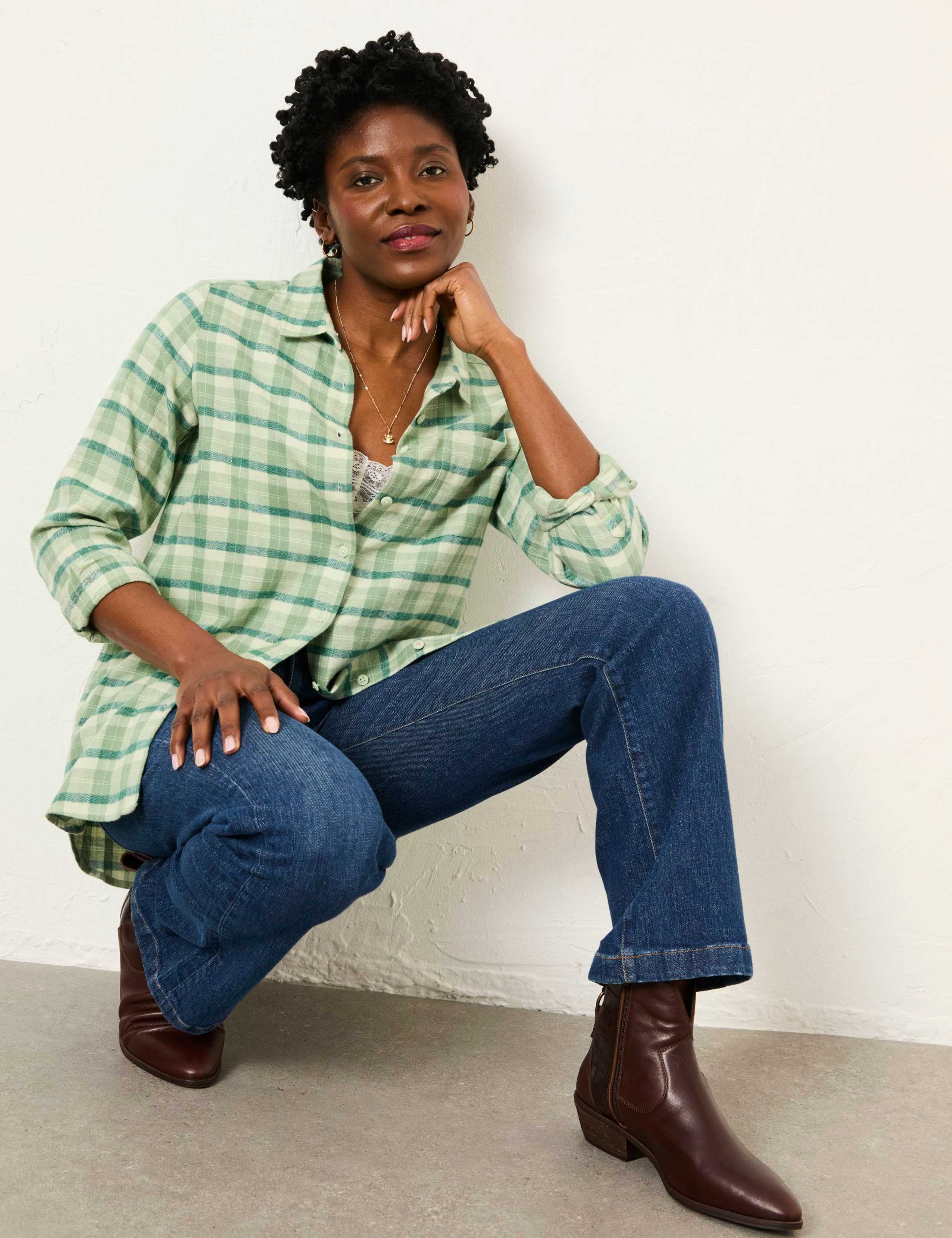 Pure Cotton Checked Shirt 6 of 6