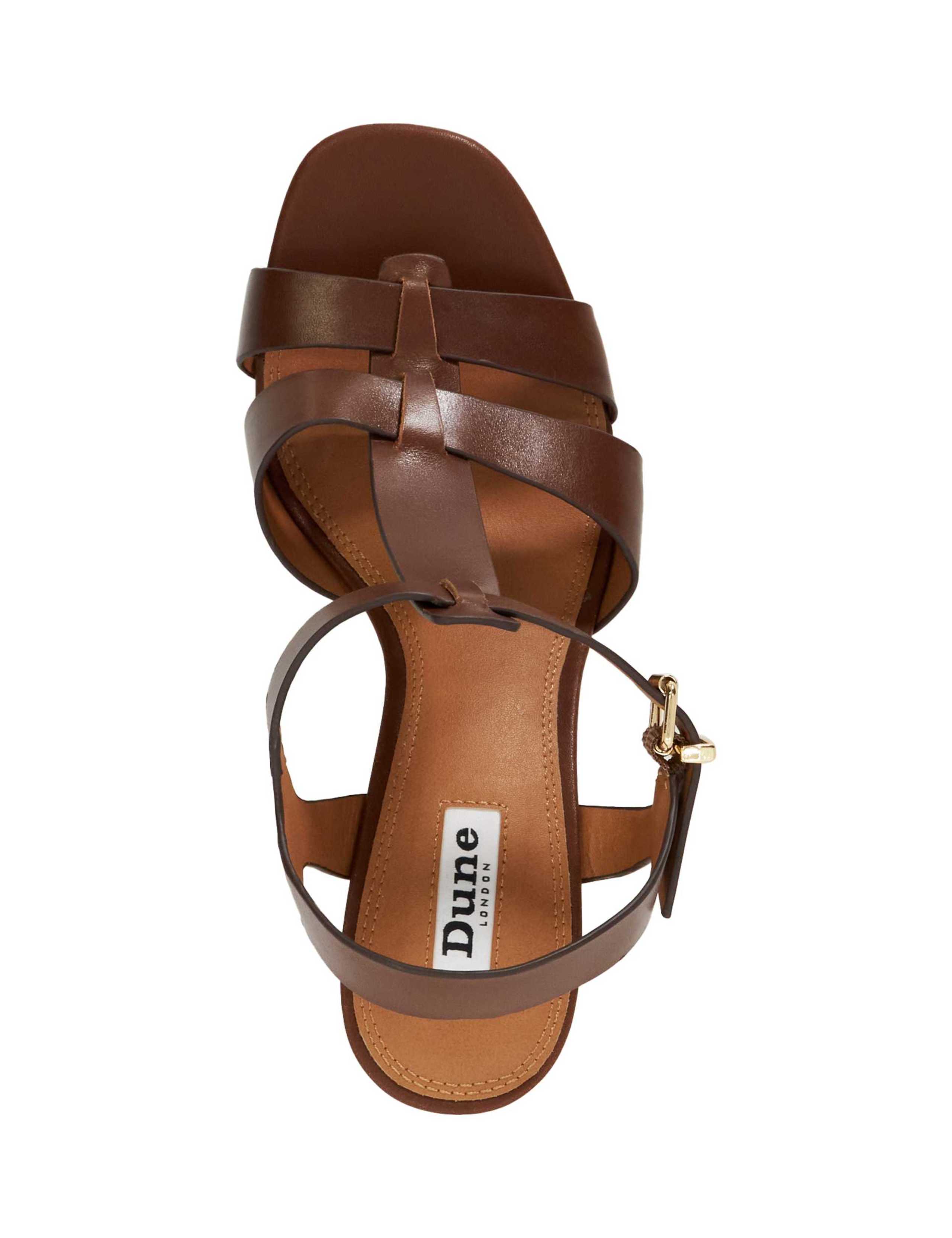 Wide Fit Leather Wedge Sandals 2 of 5