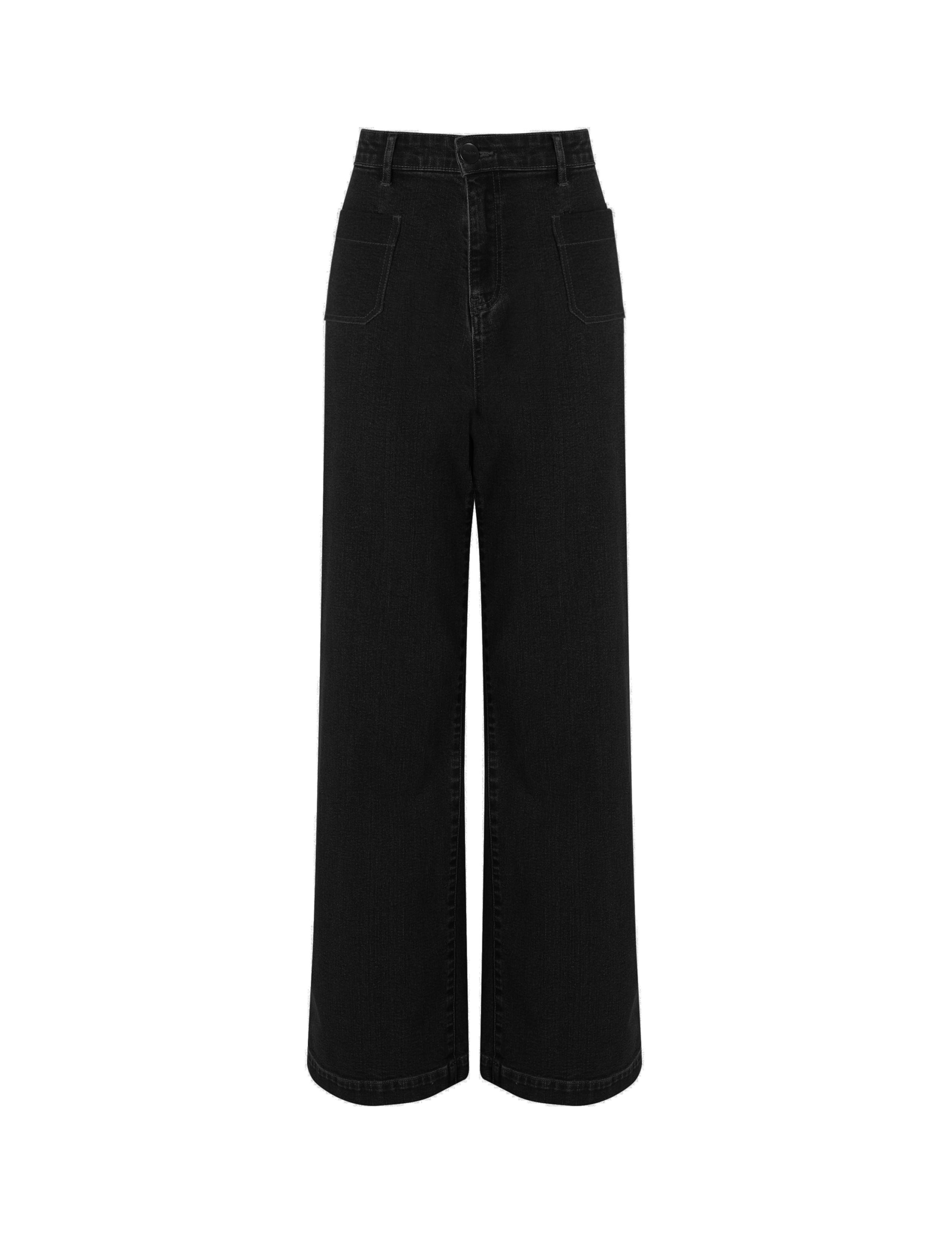 High Waisted Wide Leg Jeans 2 of 6
