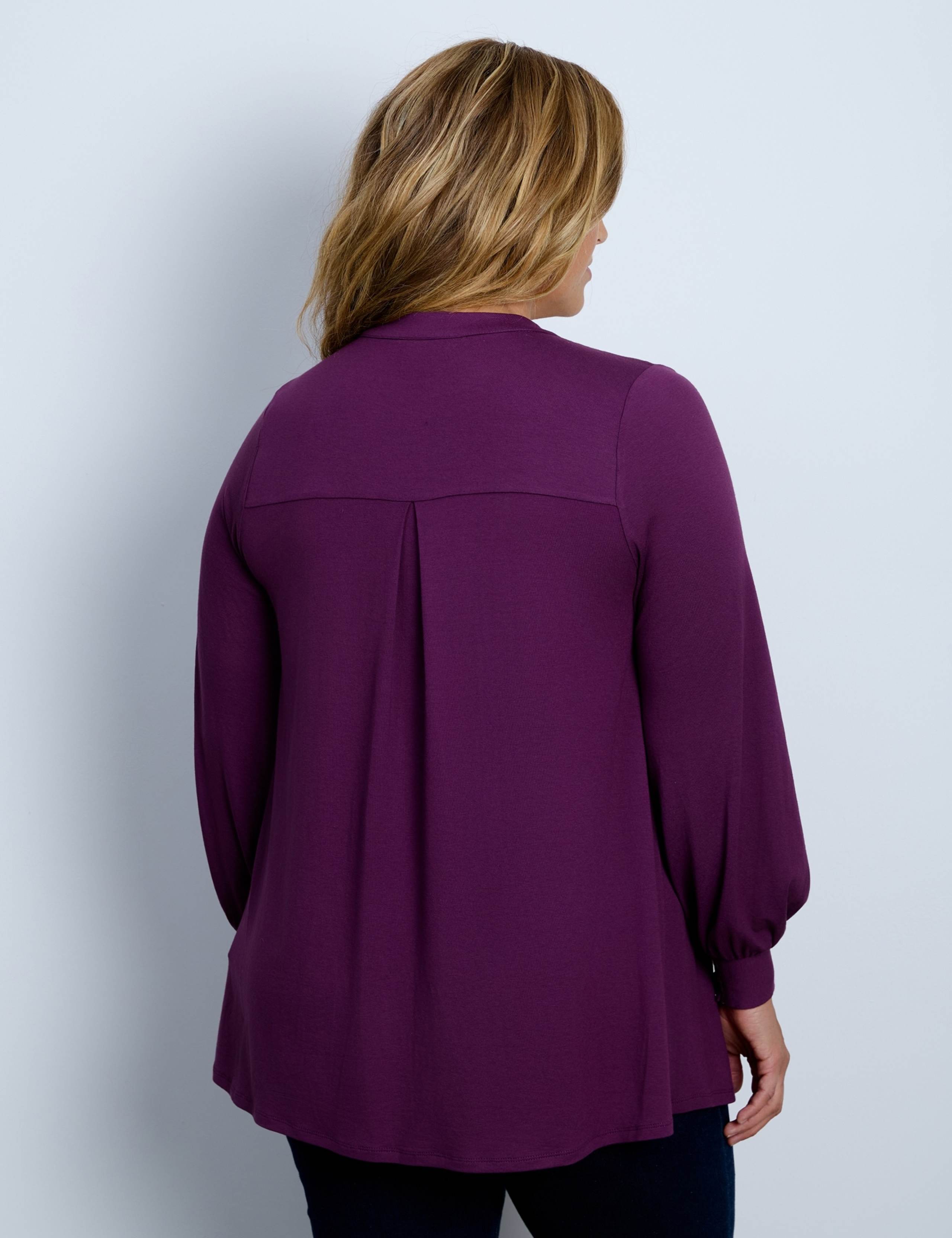 Jersey V-Neck Top 2 of 5