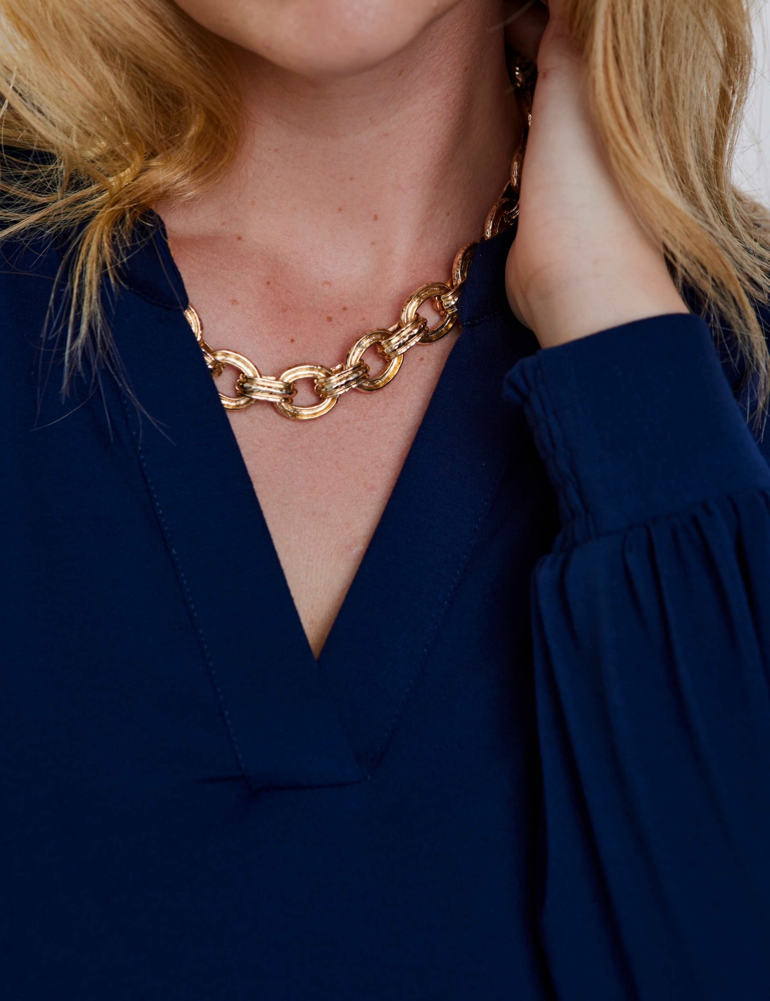 Jersey V-Neck Top 5 of 5